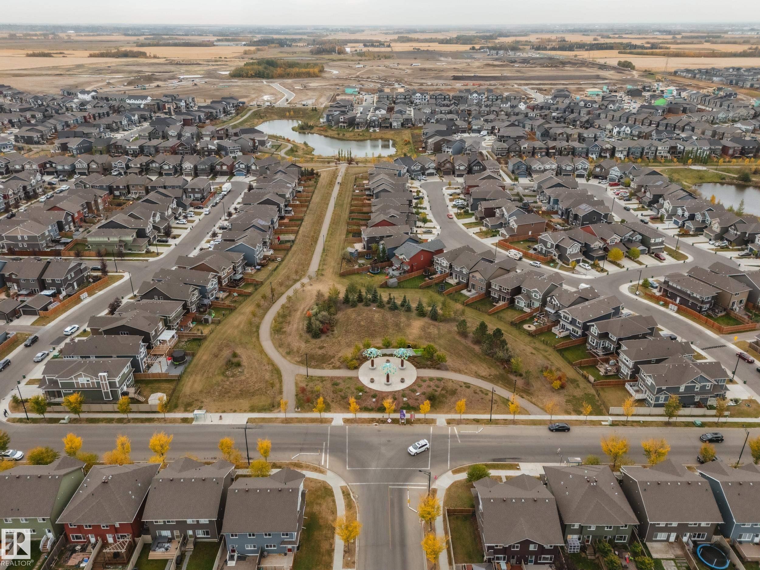 3365 Orchards Link, Edmonton, AB - Outdoor With View