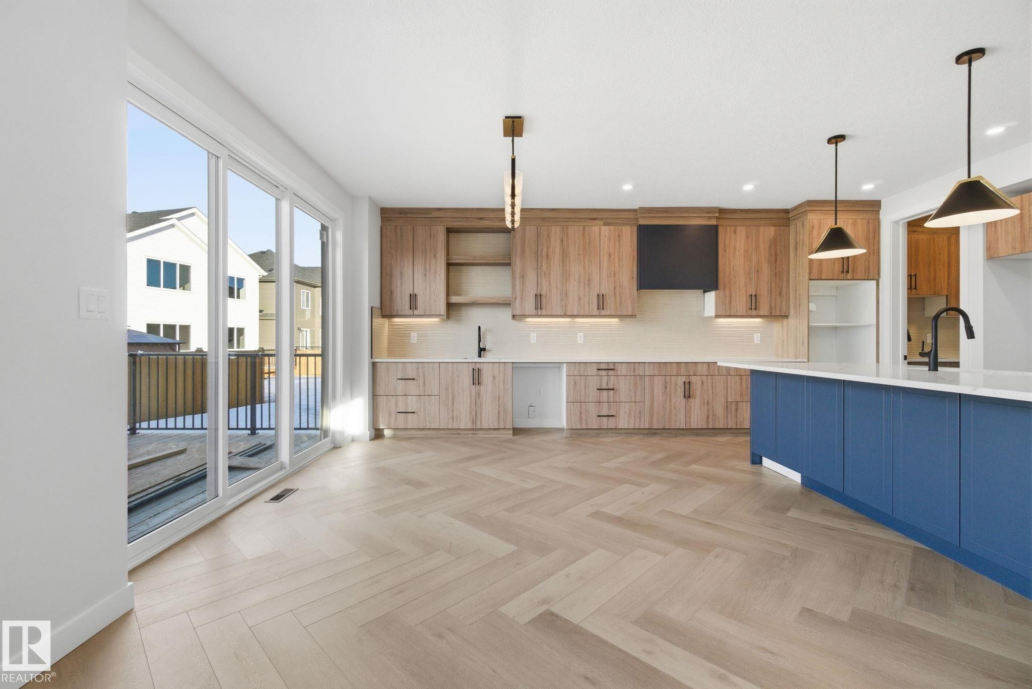 17108 2 Street, Edmonton, AB - Indoor Photo Showing Kitchen With Upgraded Kitchen