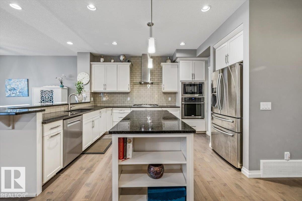 22933 94A Avenue, Edmonton, AB - Indoor Photo Showing Kitchen With Upgraded Kitchen