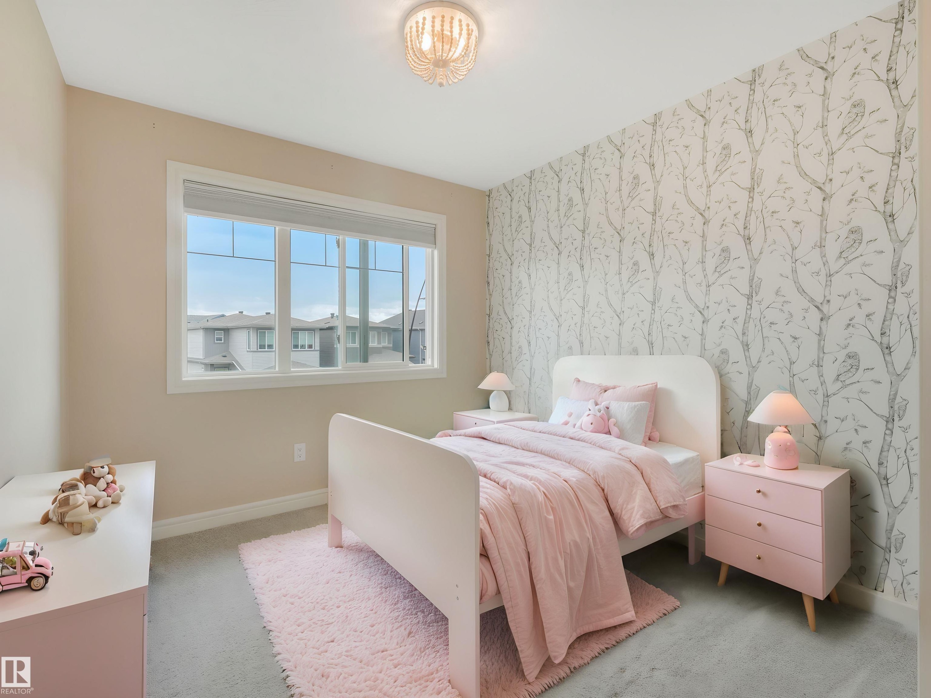 Virtually Staged - 19310 26A Ave, Edmonton, AB - Indoor Photo Showing Bedroom