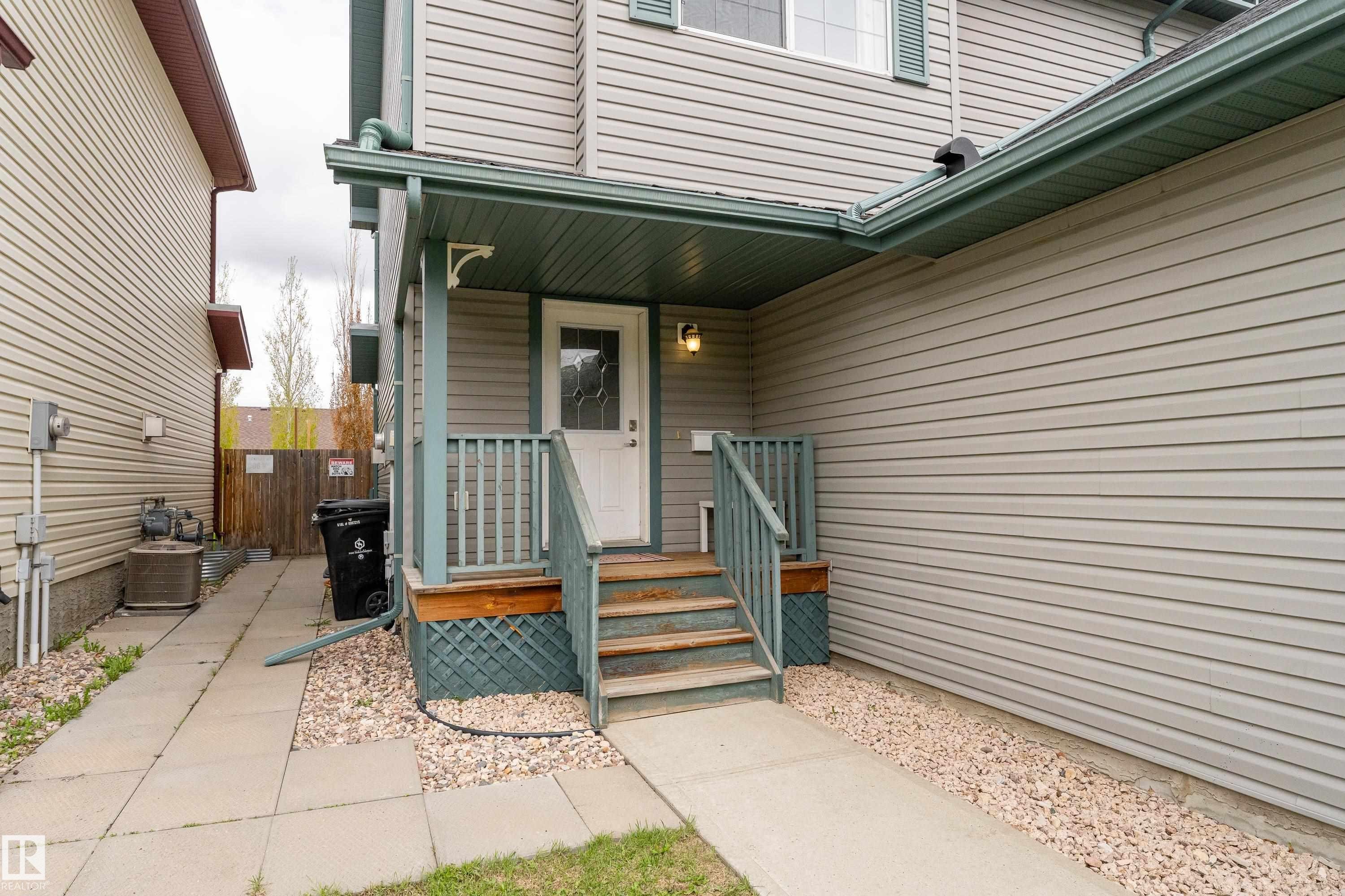 105 Galloway Wynd, Fort Saskatchewan, AB - Outdoor With Deck Patio Veranda With Exterior