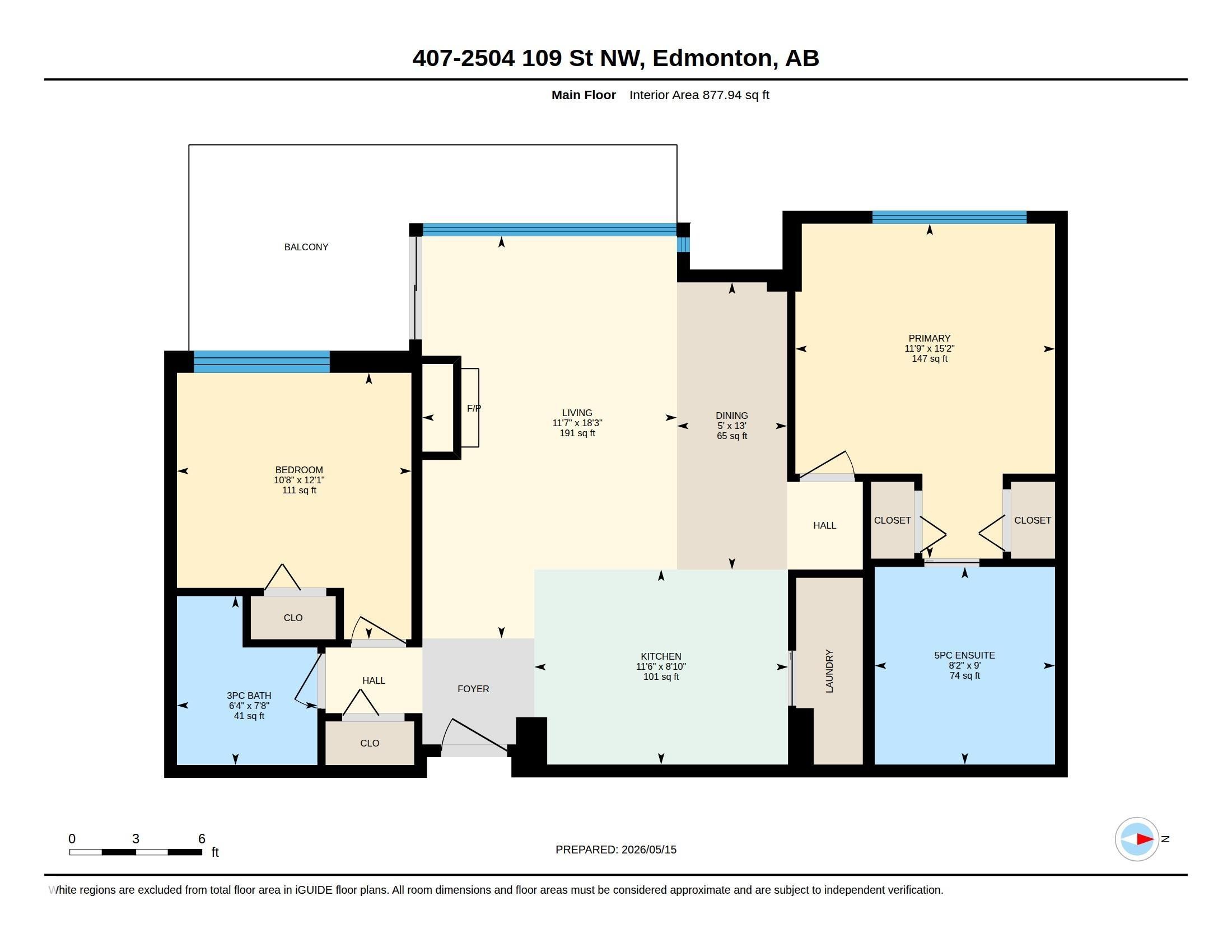Floor plan - #407 2504 109 St Nw, Edmonton, AB - Other