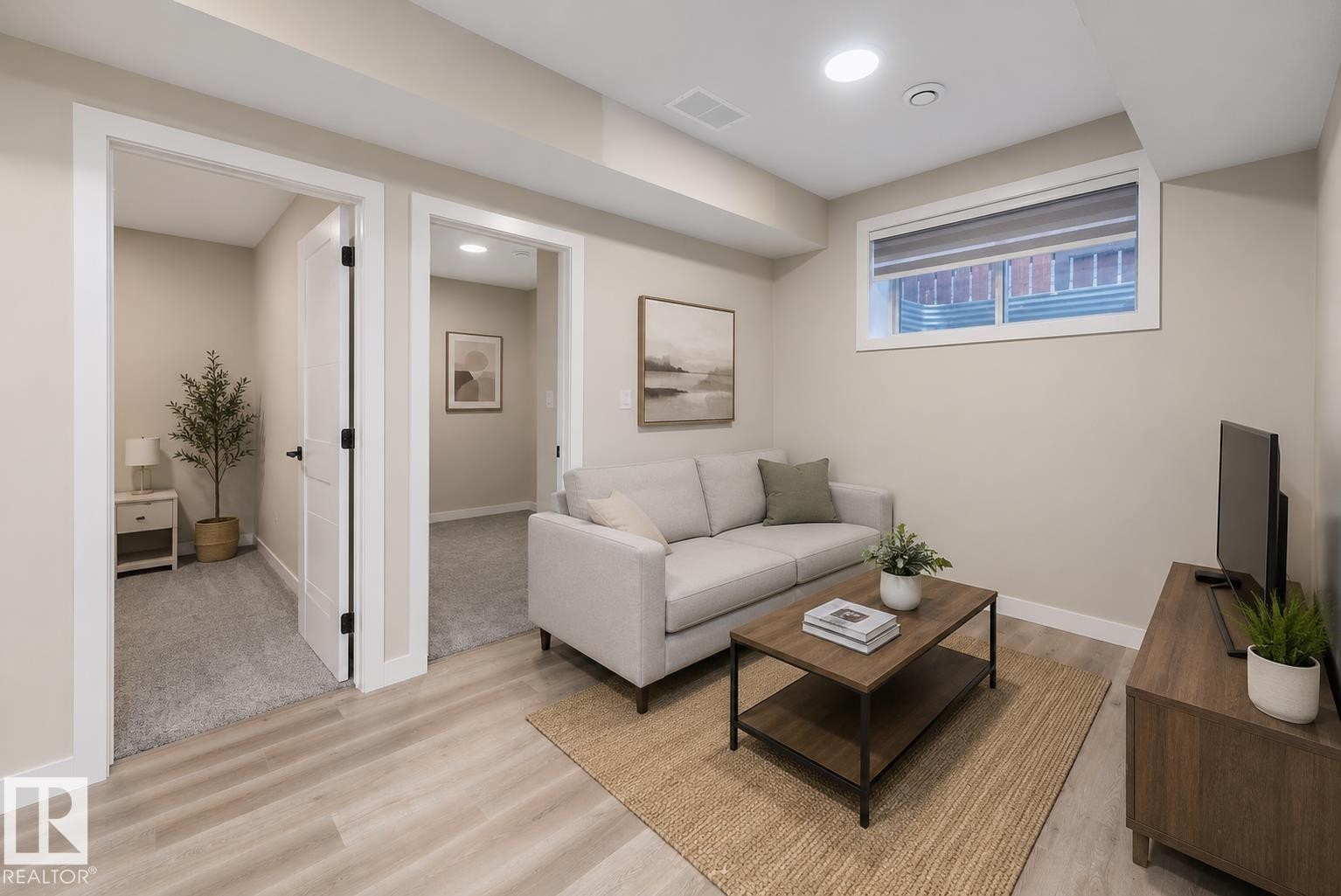 Legal Suite Living Room - 7208 78 Avenue, Edmonton, AB