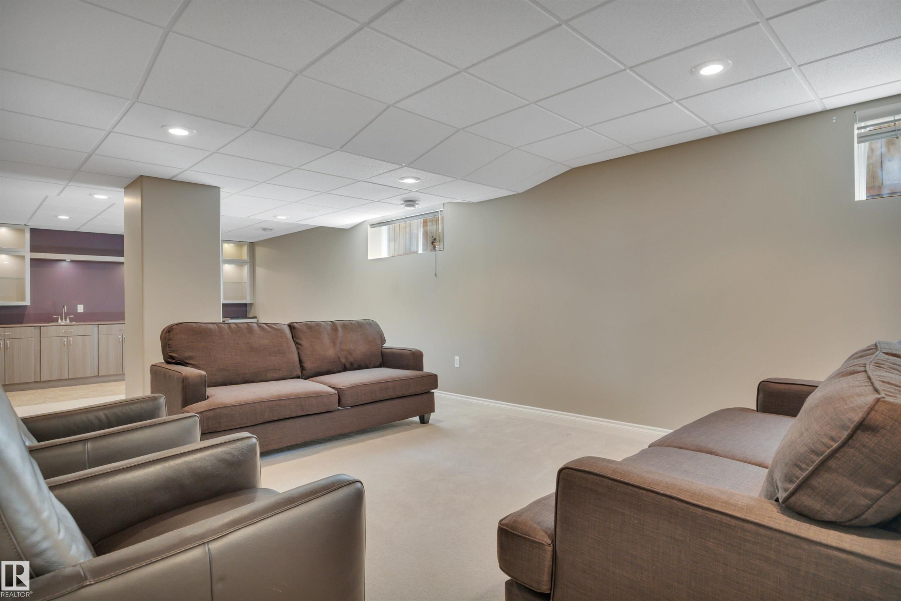 59 Wilkinson Place, Leduc, AB - Indoor Photo Showing Basement