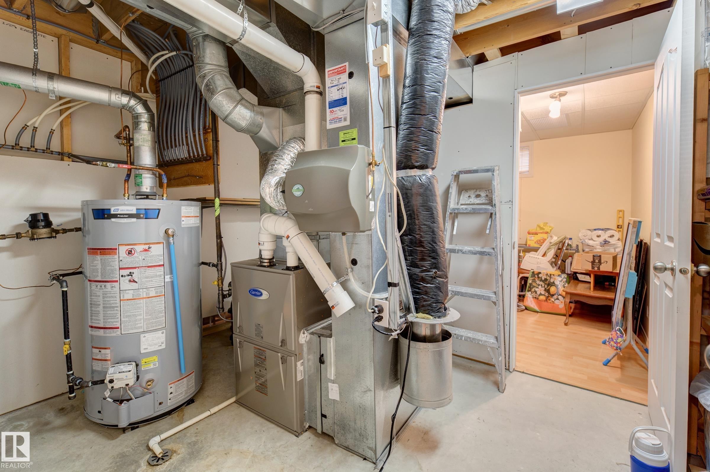 1003 Blackburn Close, Edmonton, AB - Indoor Photo Showing Basement