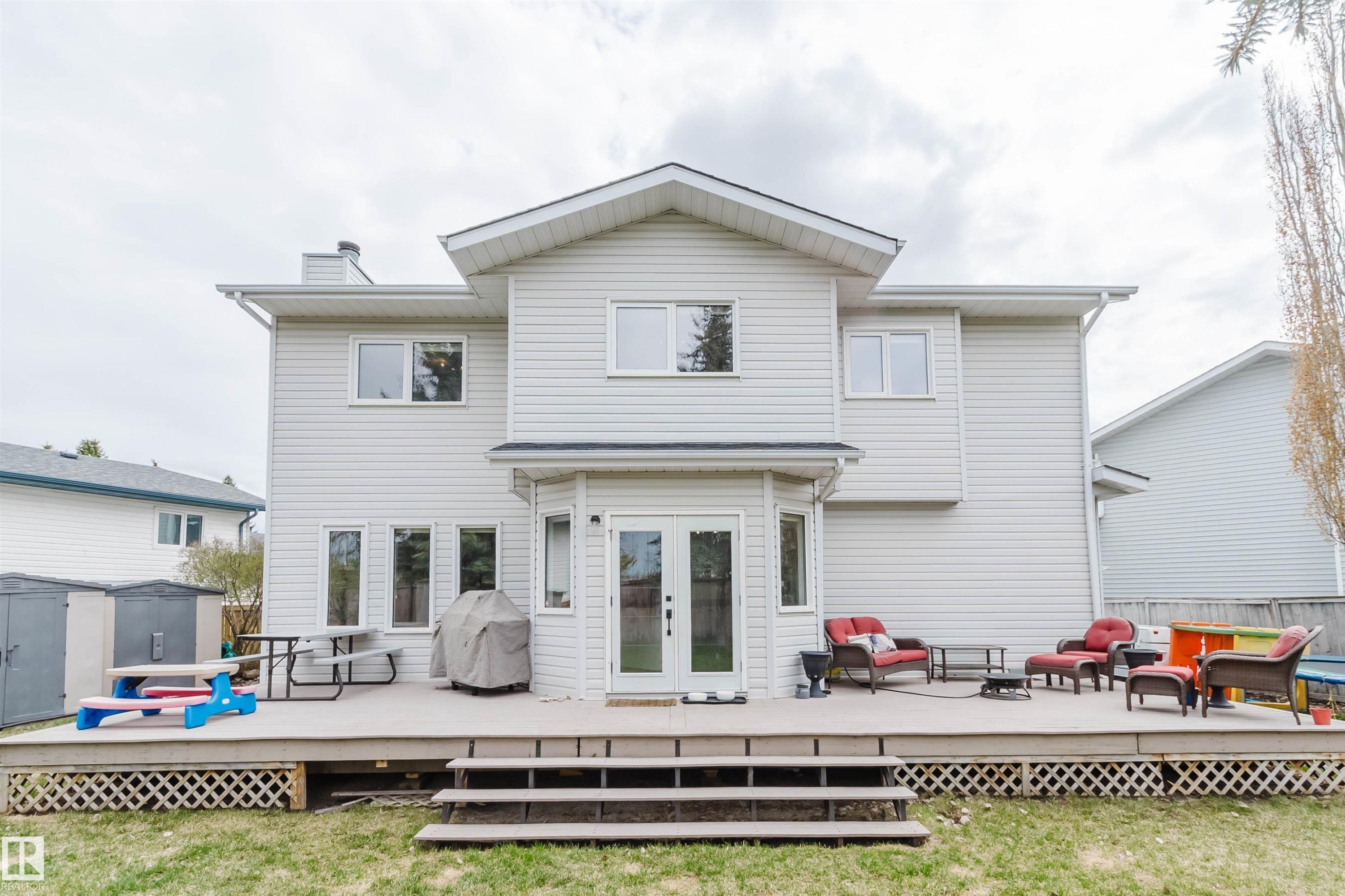 18 Hunter Crest, Sherwood Park, AB - Outdoor With Deck Patio Veranda With Exterior
