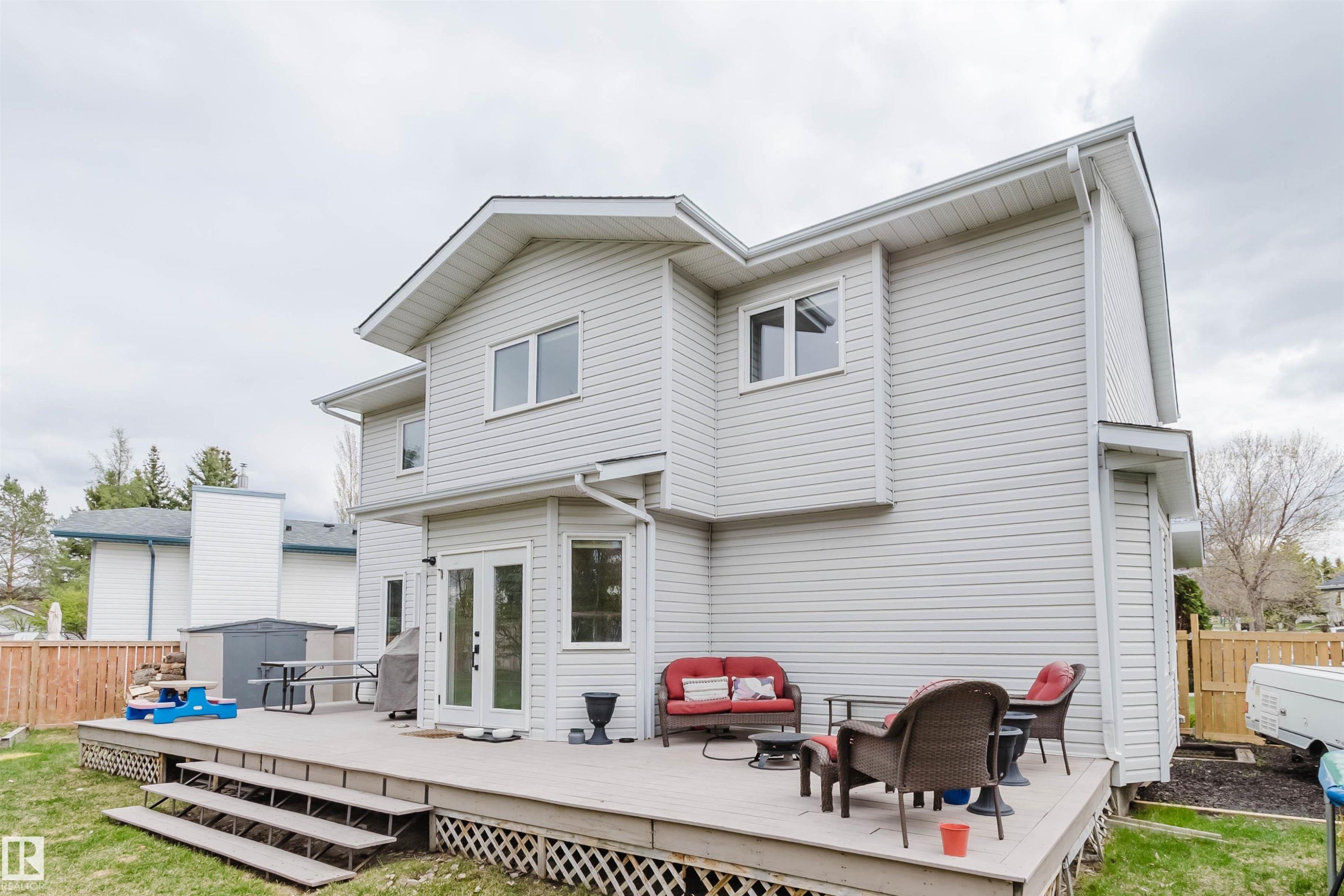 18 Hunter Crest, Sherwood Park, AB - Outdoor With Deck Patio Veranda With Exterior