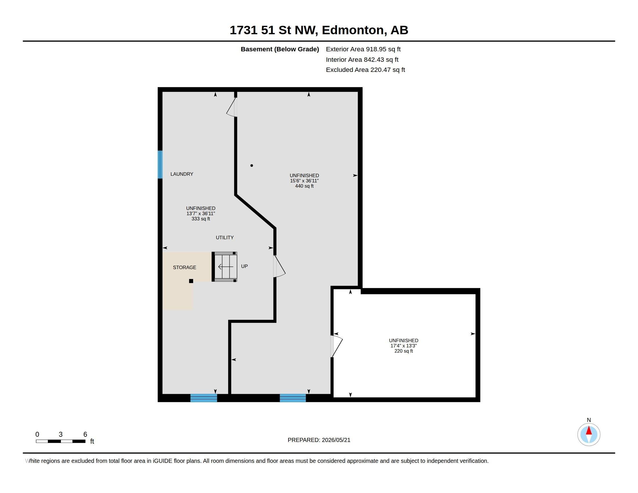Floor plan - 1731 51 Street, Edmonton, AB - Other