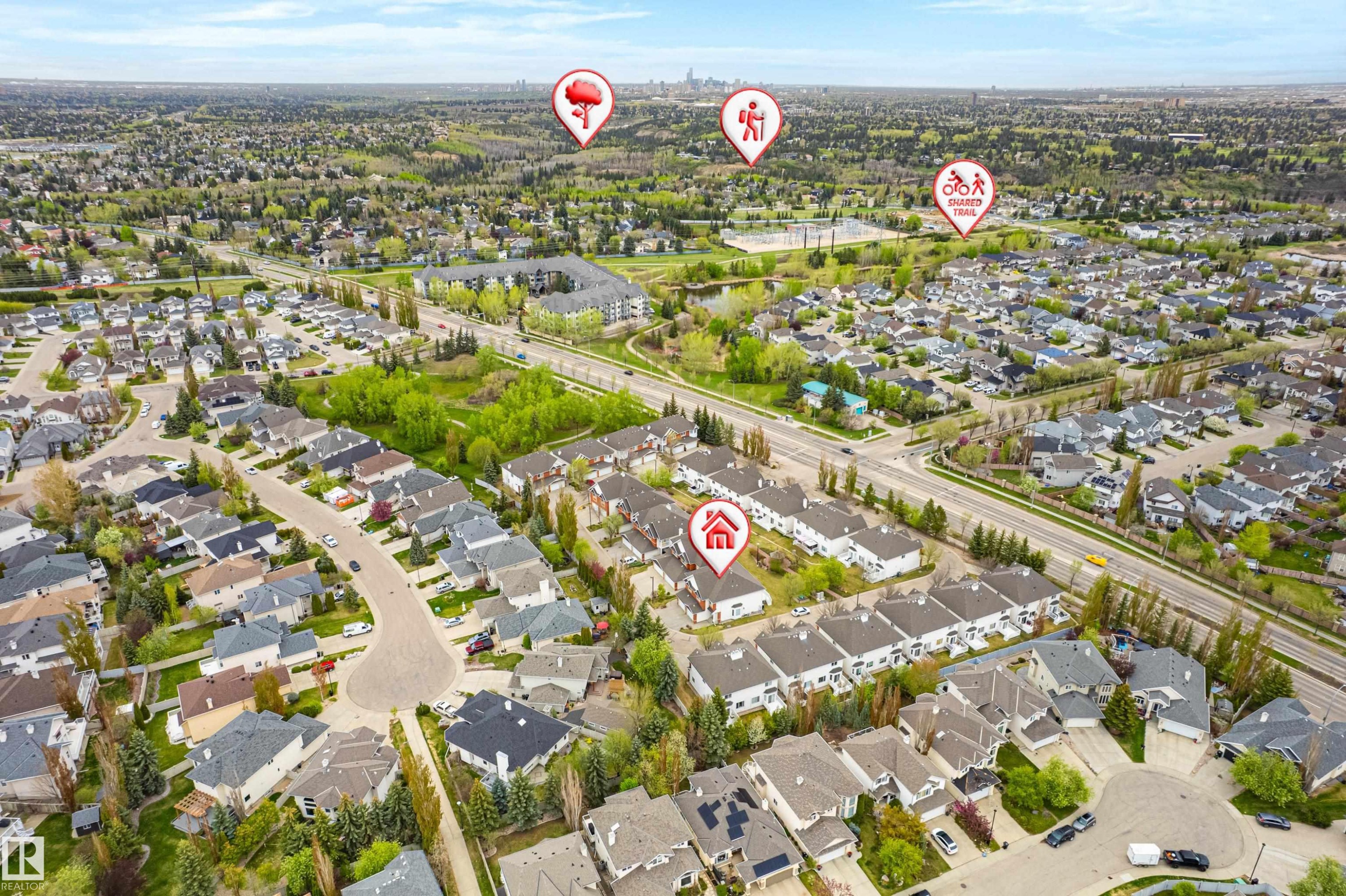 2550 Rabbit Hill Road, Edmonton, AB - Outdoor With View
