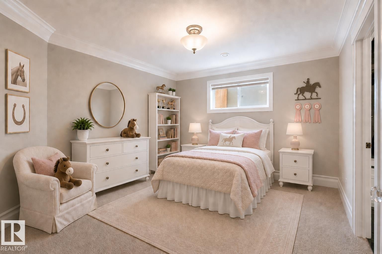 Virtually Staged - 1004 Hollands Point(E), Edmonton, AB - Indoor Photo Showing Bedroom