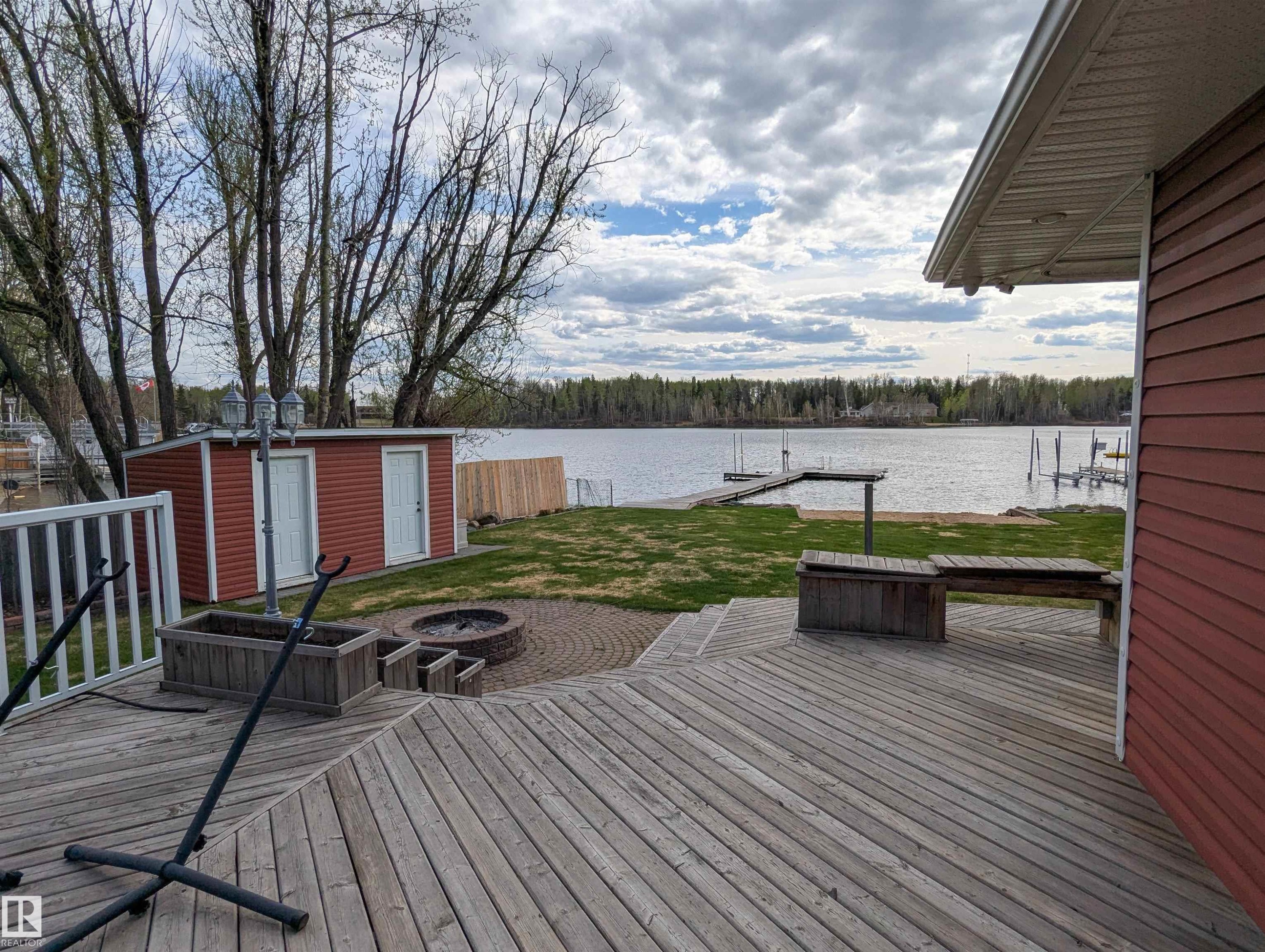 #8 Beaver Crescent, Rural Westlock County, AB - Outdoor With Deck Patio Veranda