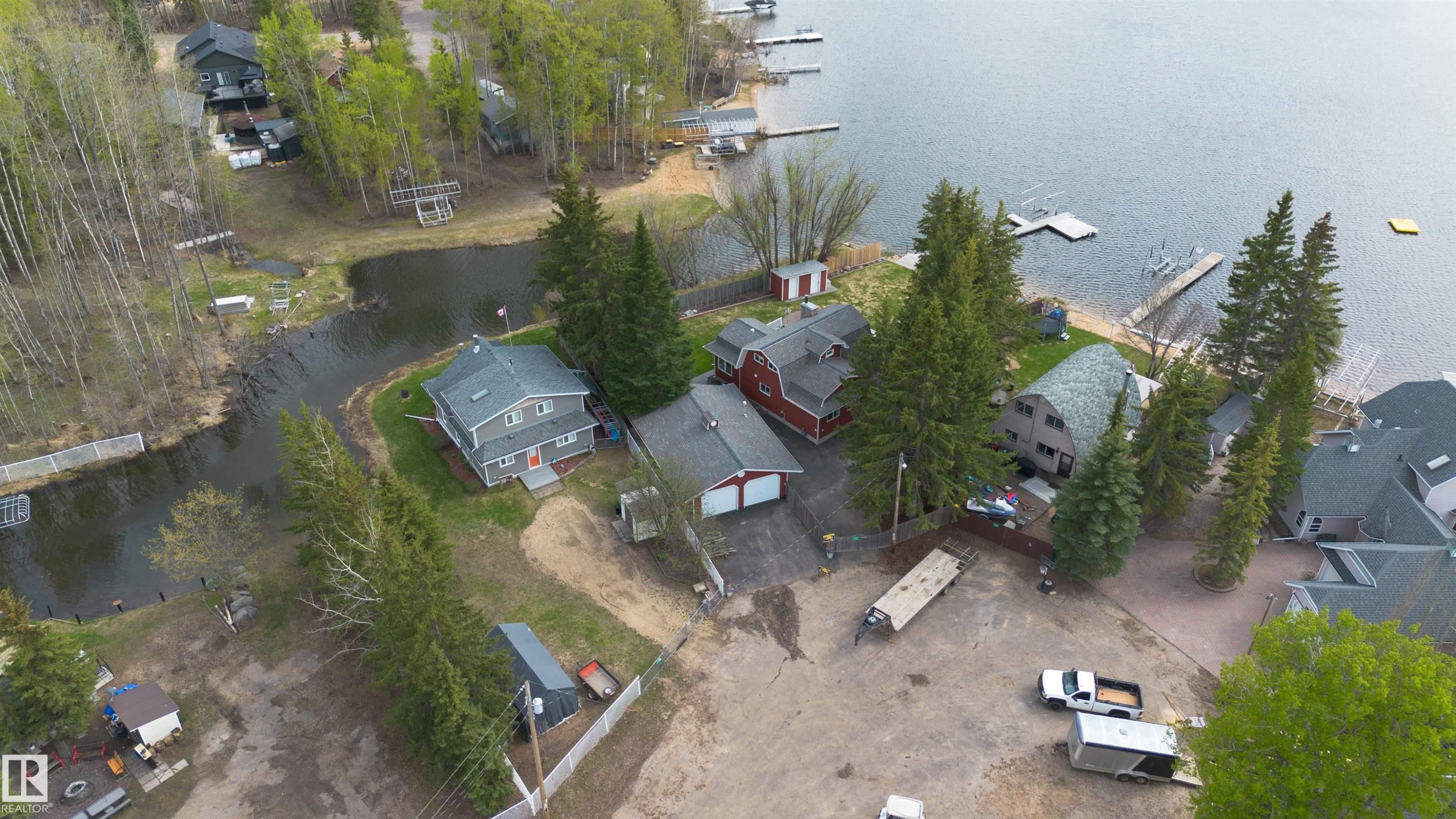 #8 Beaver Crescent, Rural Westlock County, AB - Outdoor With Body Of Water With View