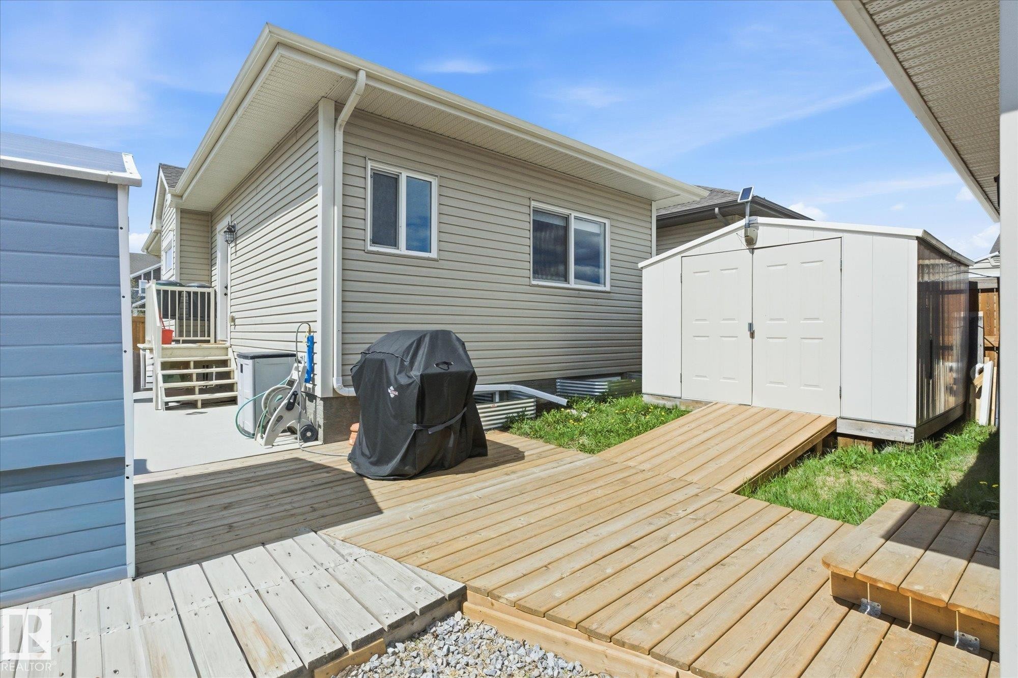 34 Brickyard Drive, Stony Plain, AB - Outdoor With Deck Patio Veranda With Exterior
