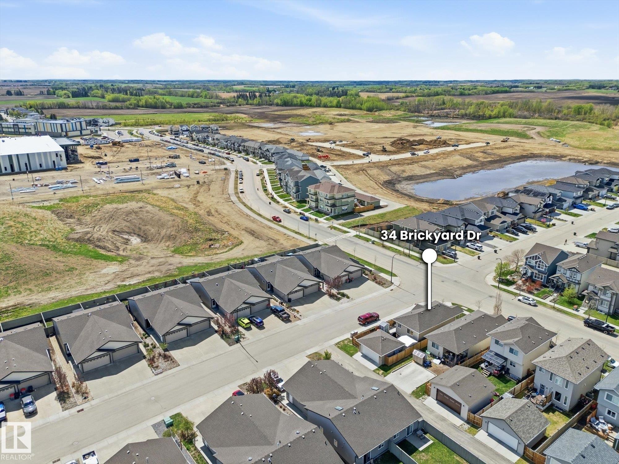 34 Brickyard Drive, Stony Plain, AB - Outdoor With View
