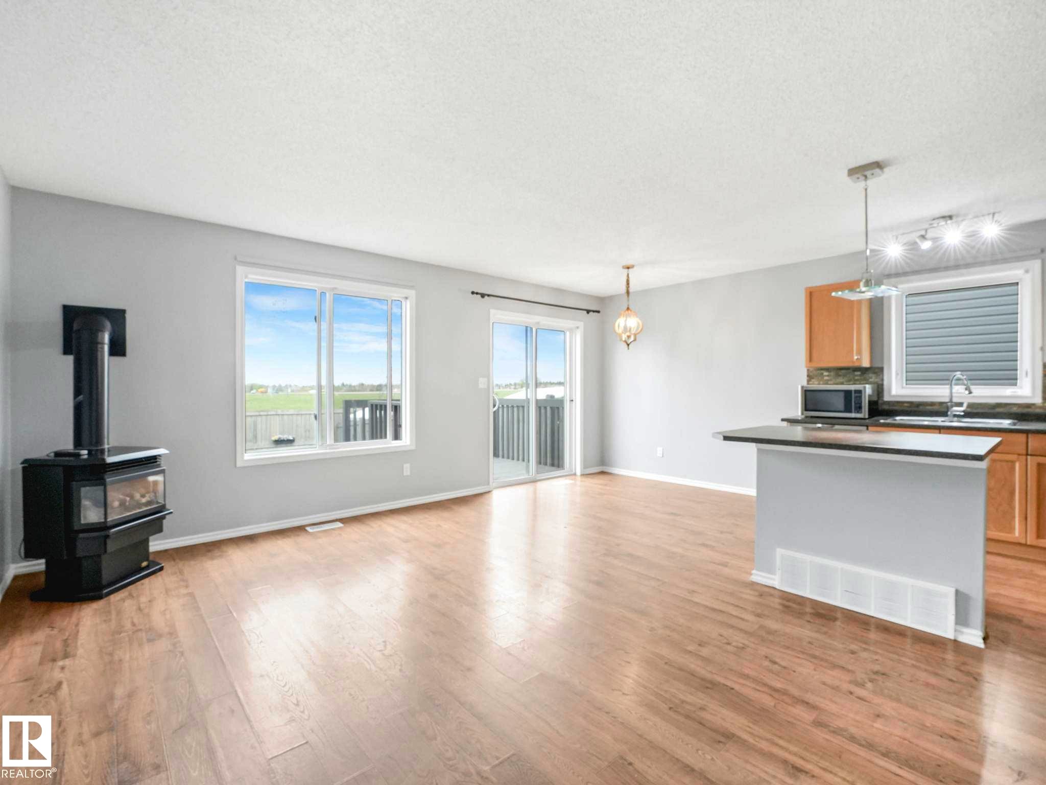 6424 1A Avenue, Edmonton, AB - Indoor With Fireplace