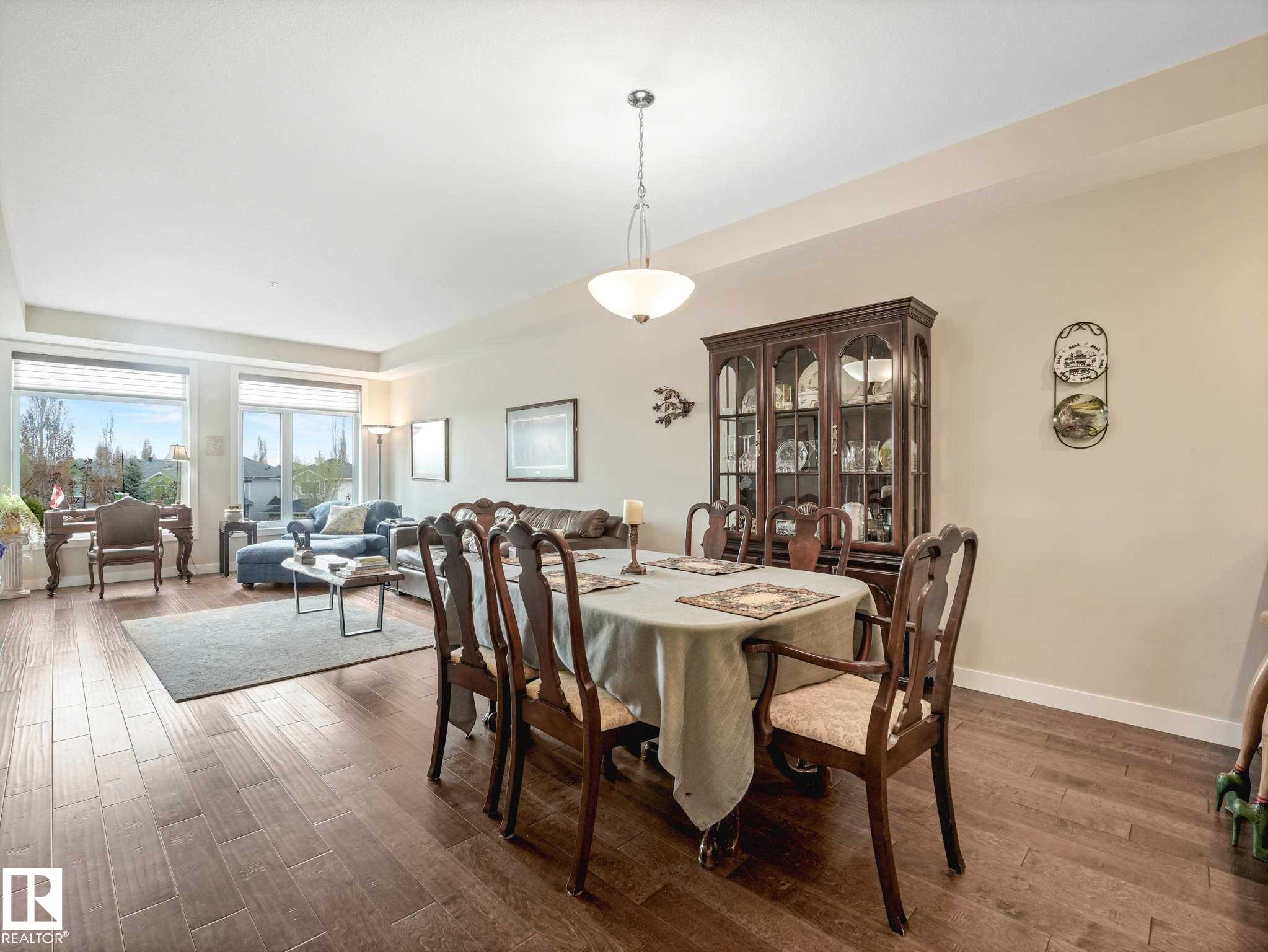 Image quality insufficient for description - 213 625 Leger Way, Edmonton, AB - Indoor Photo Showing Dining Room