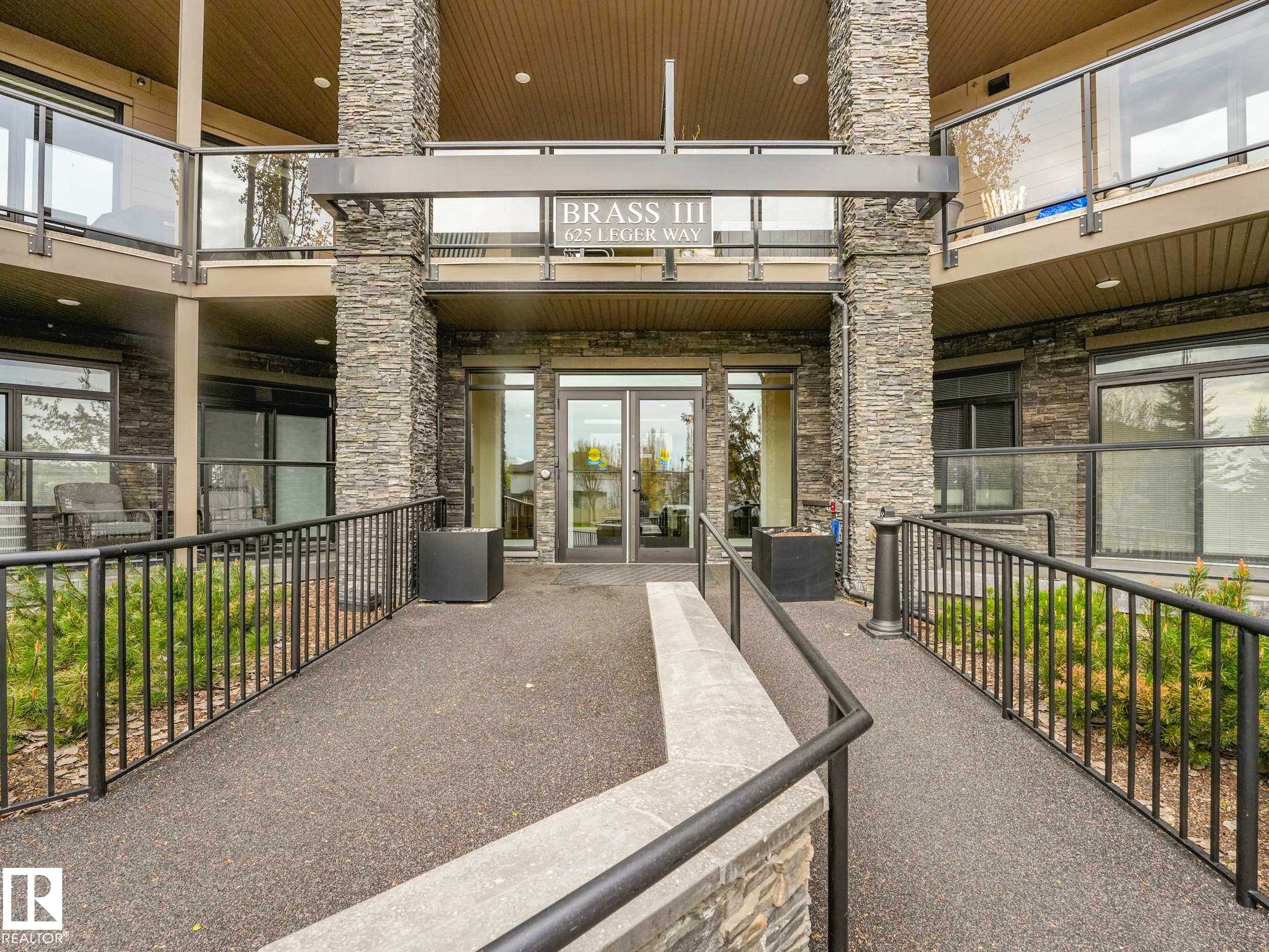Image quality insufficient for description - 213 625 Leger Way, Edmonton, AB - Outdoor With Balcony With Exterior