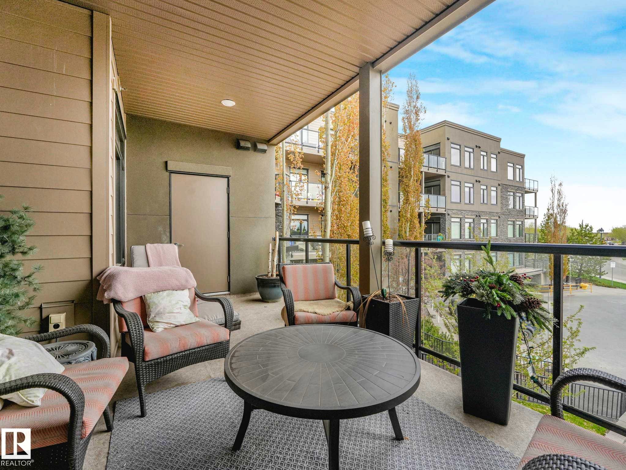 Image quality insufficient for description - 213 625 Leger Way, Edmonton, AB - Outdoor With Balcony With Exterior