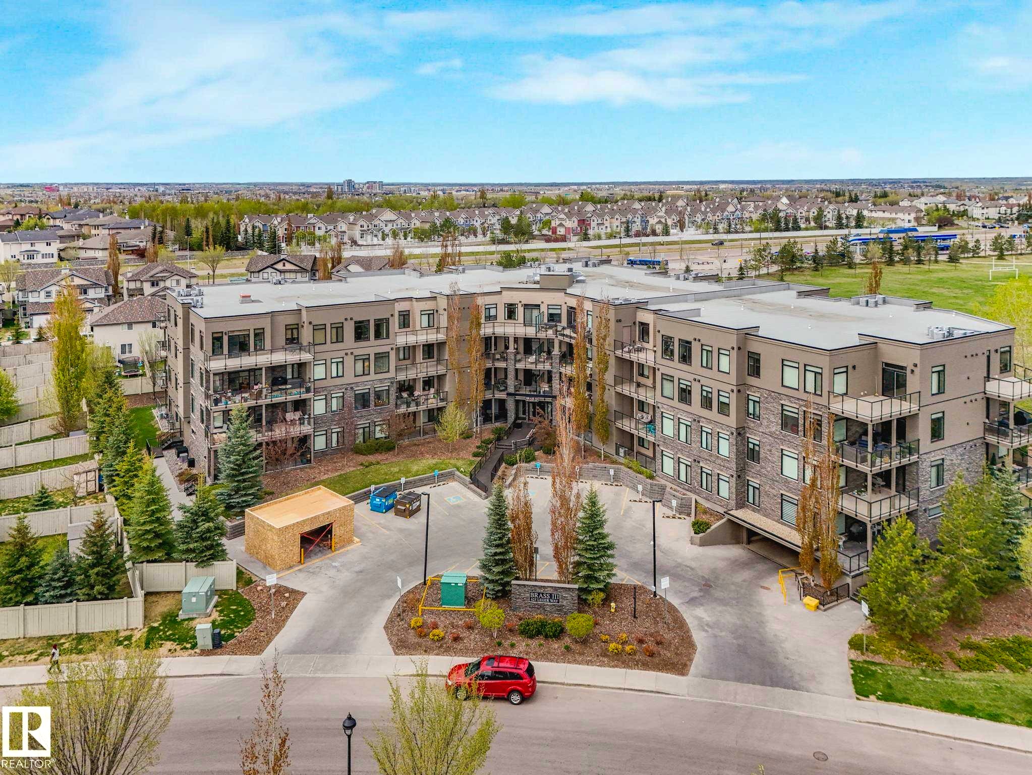 Image quality insufficient for description - 213 625 Leger Way, Edmonton, AB - Outdoor With Balcony