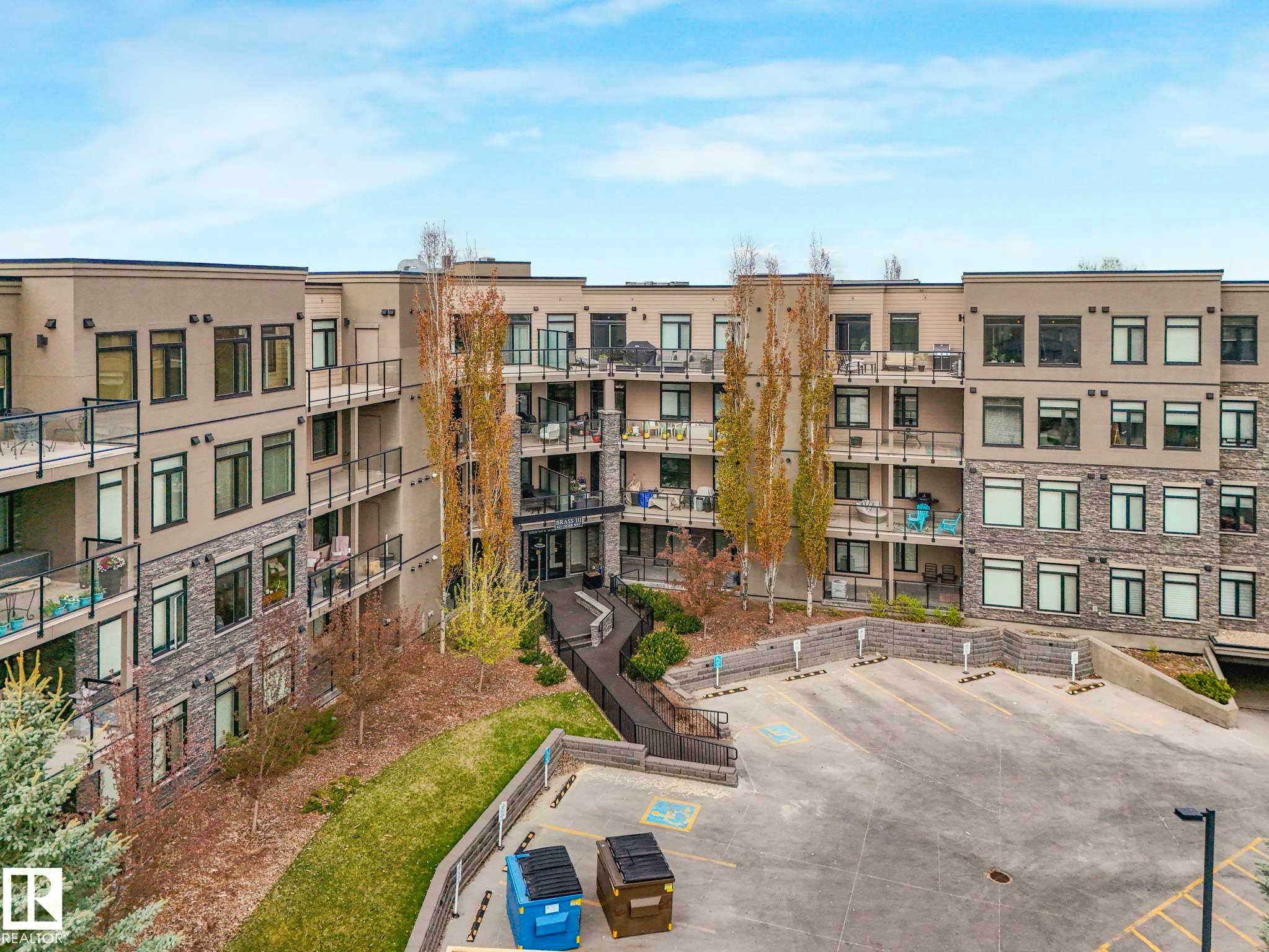 Image quality insufficient for description - 213 625 Leger Way, Edmonton, AB - Outdoor With Balcony