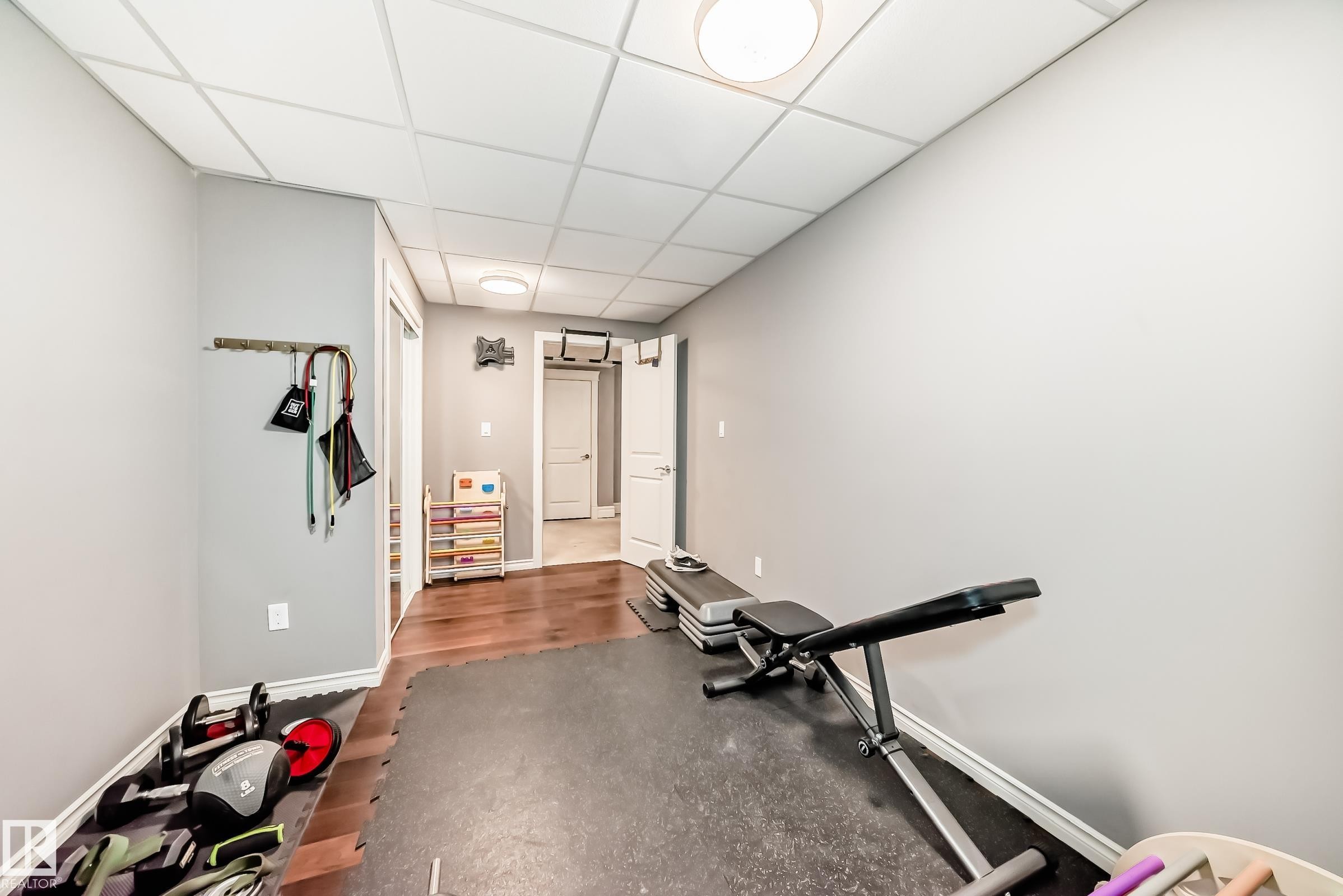 11024 179 Avenue, Edmonton, AB - Indoor Photo Showing Gym Room
