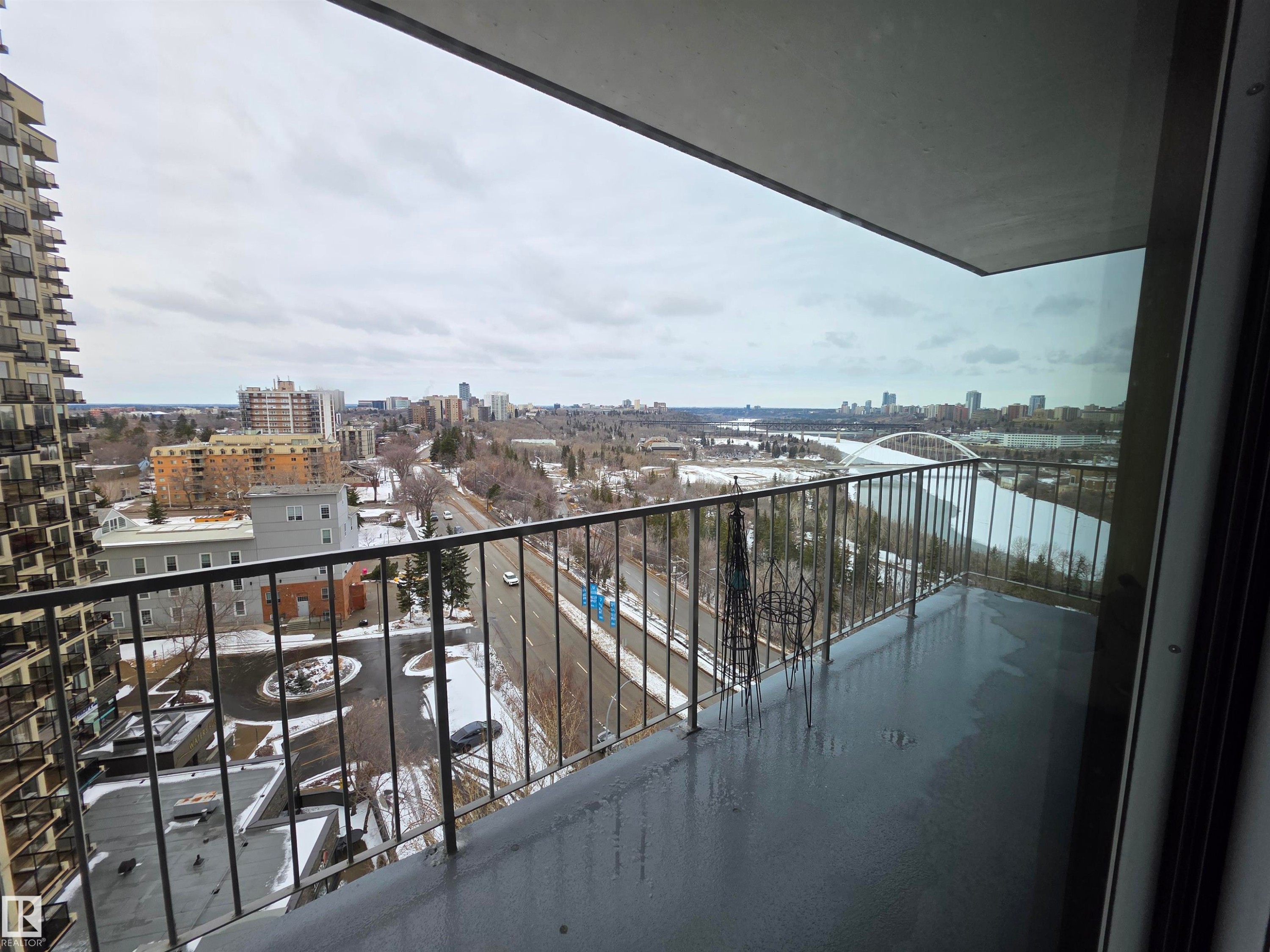 1201 10135 Saskatchewan Drive, Edmonton, AB - Outdoor With Balcony With View With Exterior