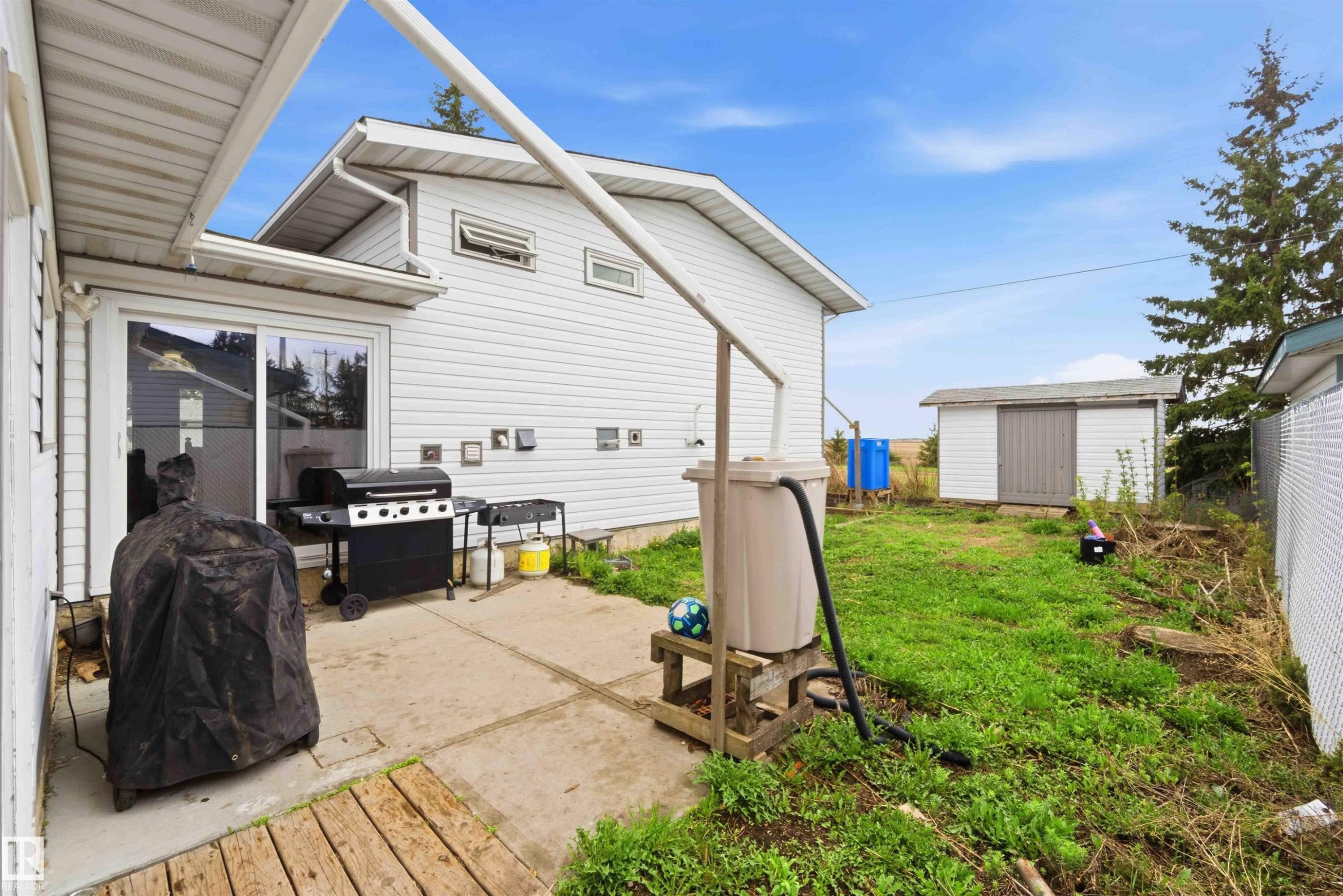 5437 49 Avenue, Andrew, AB - Outdoor With Deck Patio Veranda With Exterior