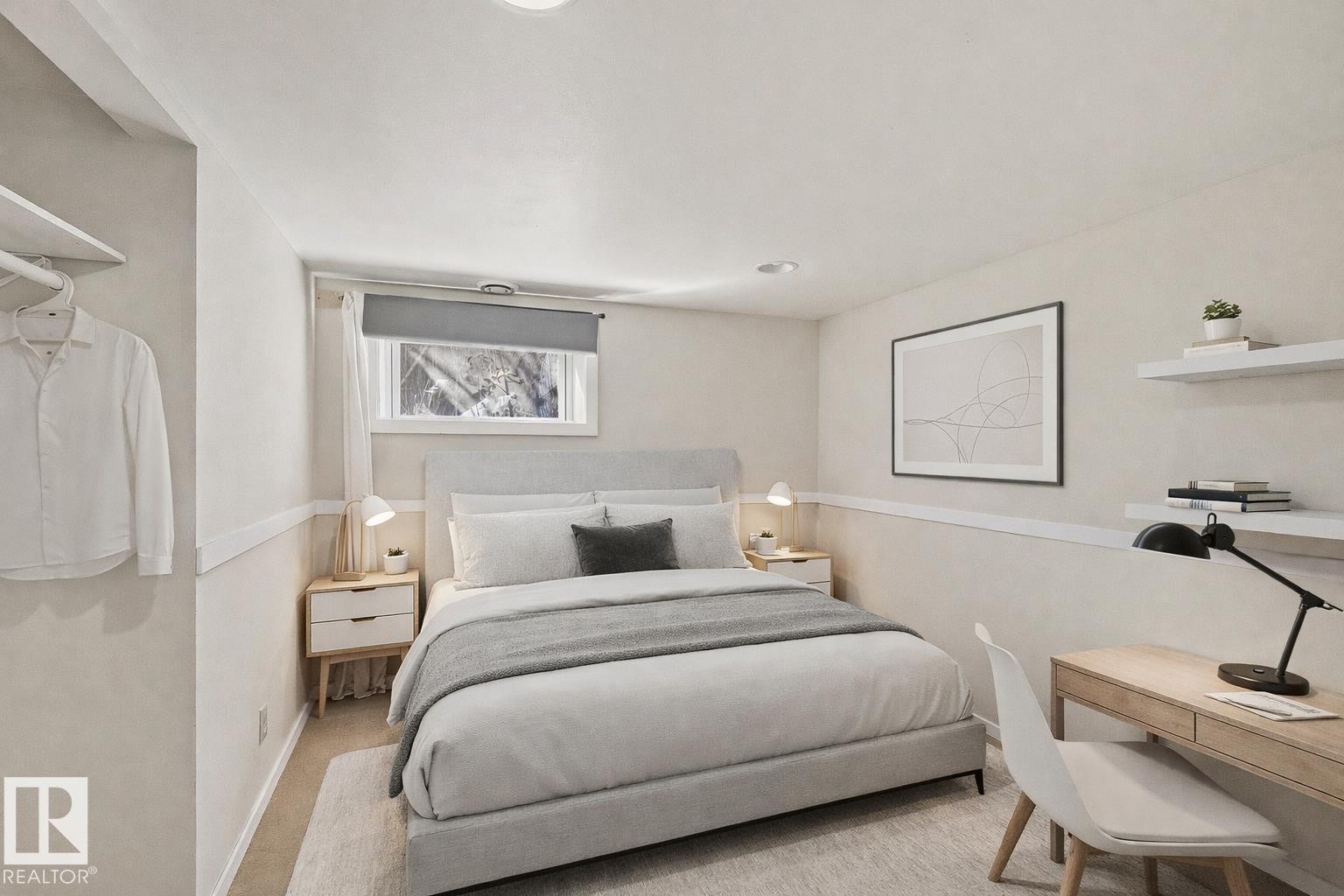 10823 130 Street, Edmonton, AB - Indoor Photo Showing Bedroom