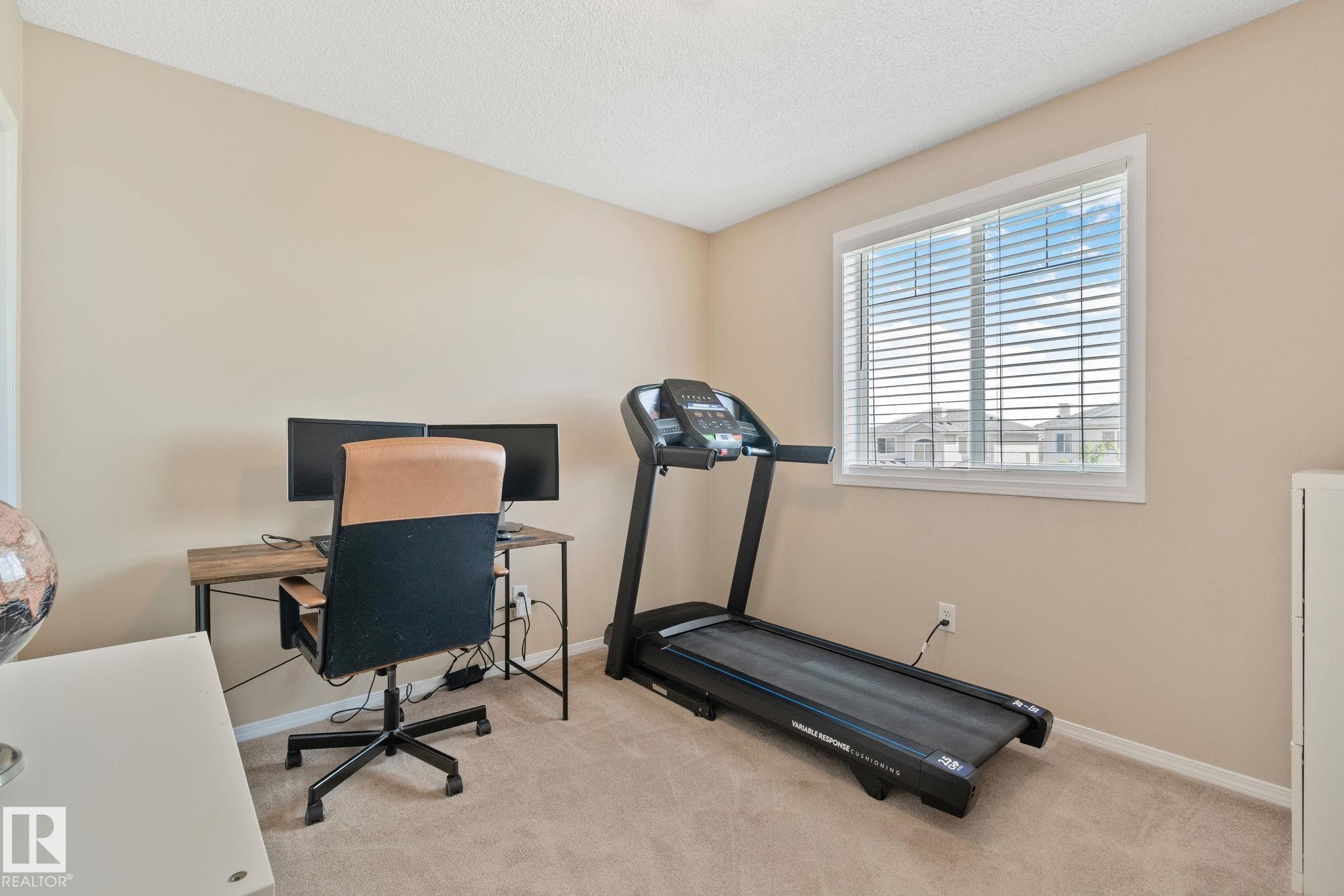 15608 44 Street, Edmonton, AB - Indoor Photo Showing Gym Room