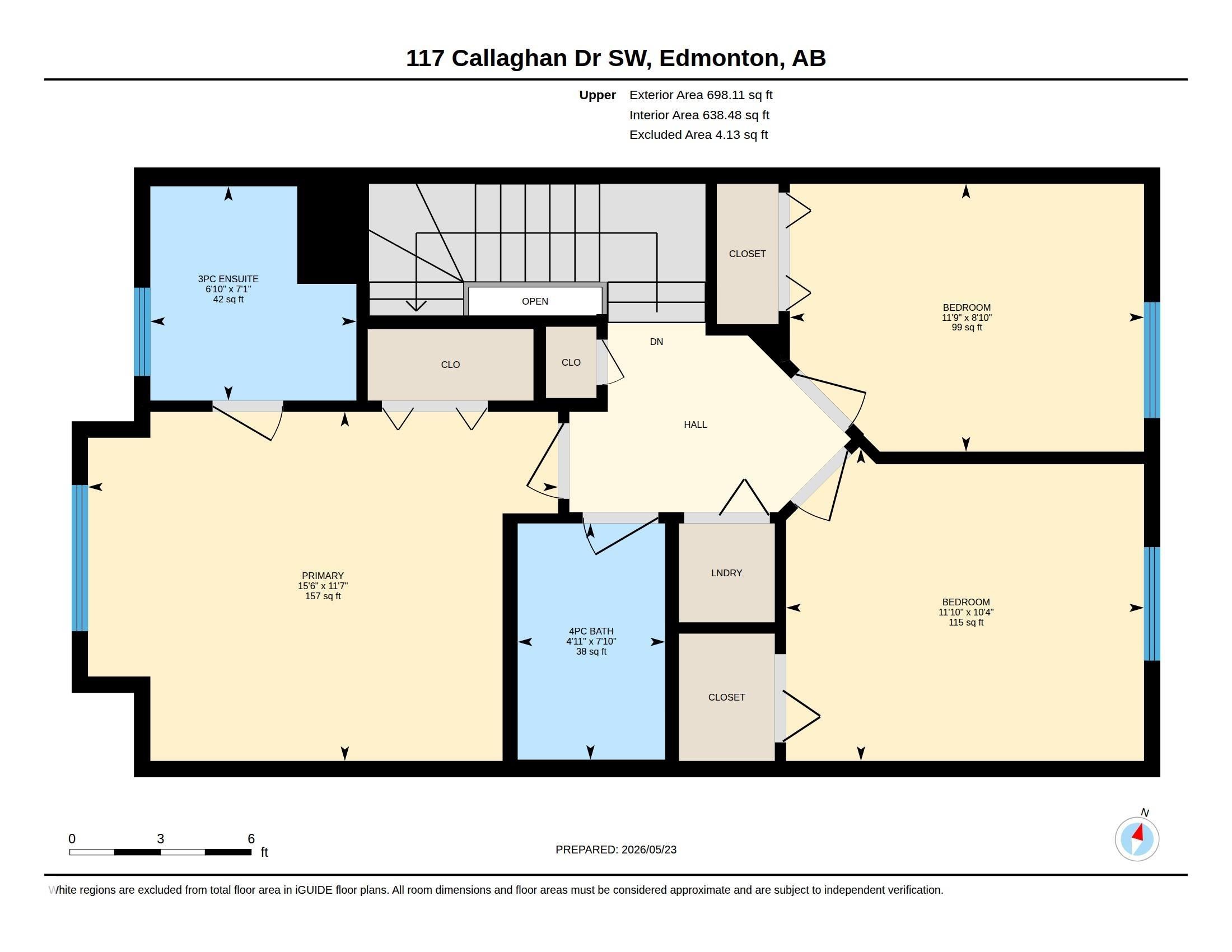 Floor plan - 117 Callaghan Drive Sw, Edmonton, AB - Other