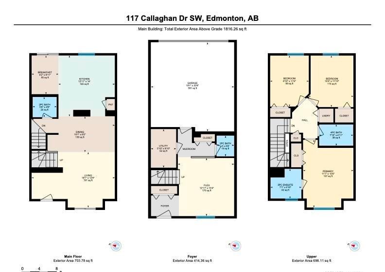 Floor plan - 117 Callaghan Drive Sw, Edmonton, AB - Other