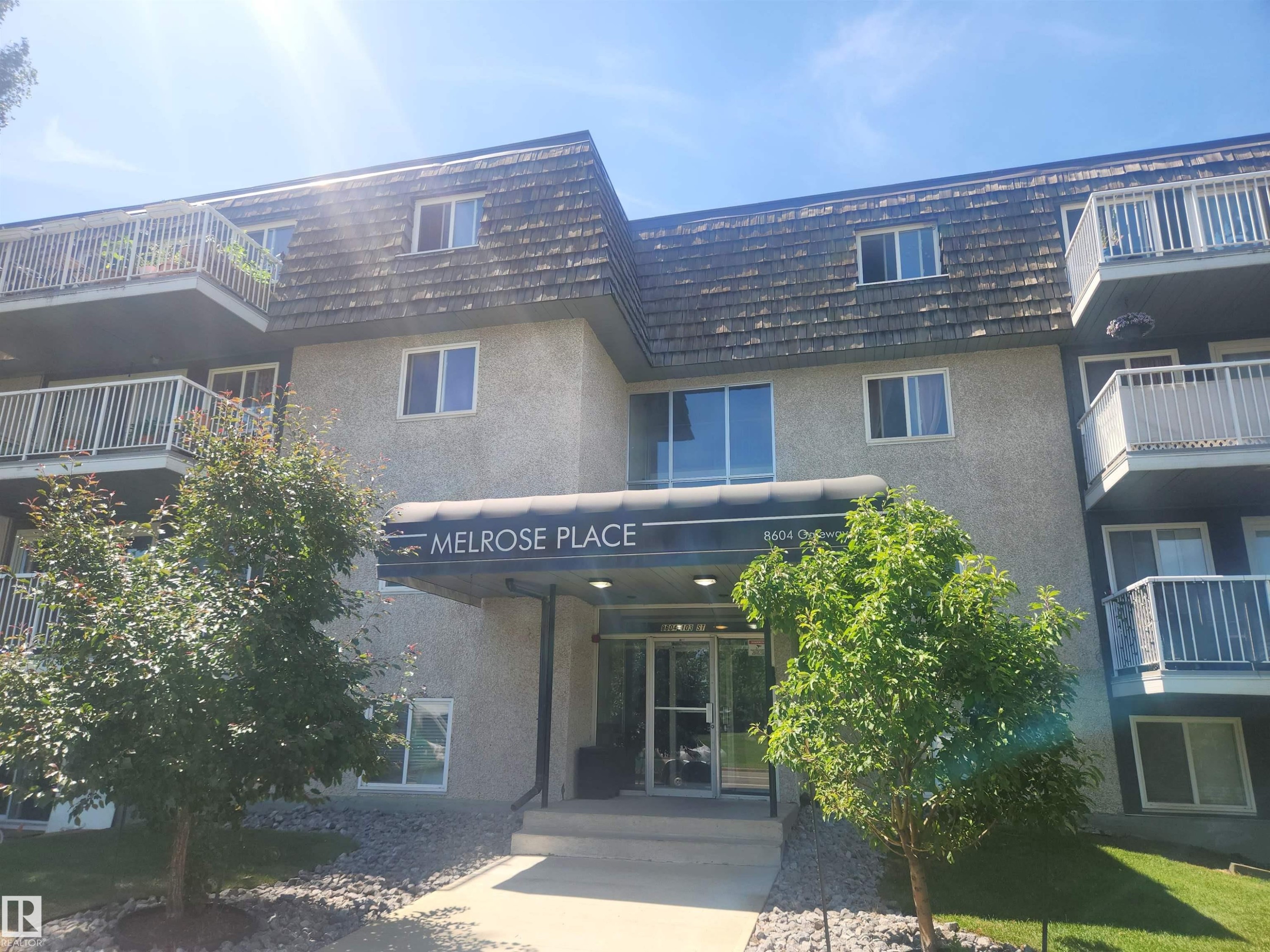 209 8604 Gateway Boulevard, Edmonton, AB - Outdoor With Balcony