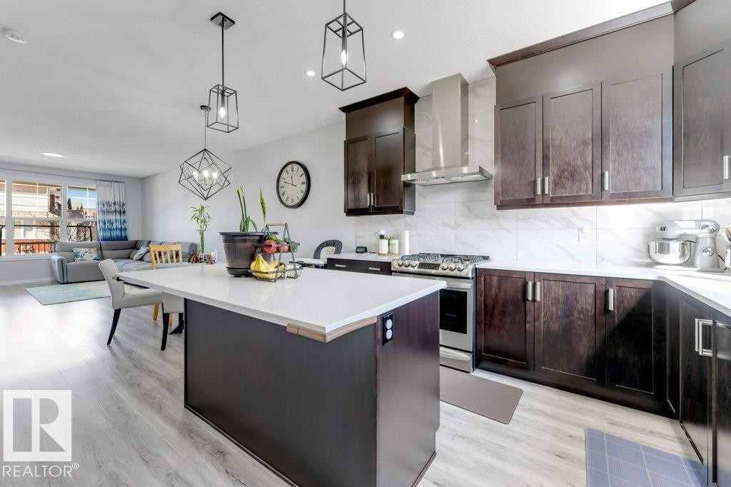 1305 Darby Way, Edmonton, AB - Indoor Photo Showing Kitchen With Upgraded Kitchen