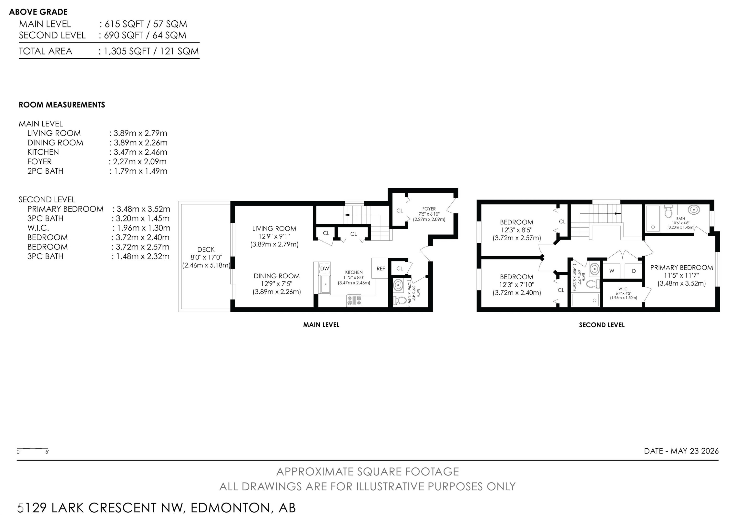 Floor plan - 5129 Lark Crescent, Edmonton, AB - Other
