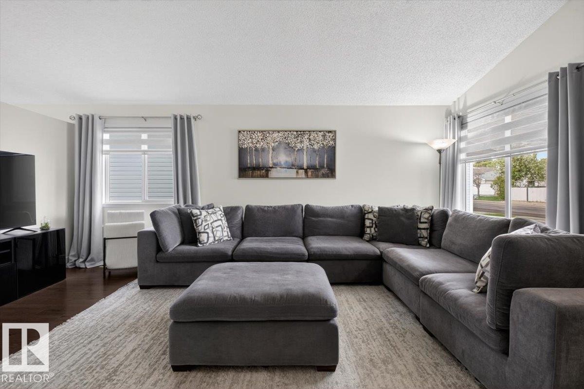 18520 77 Avenue, Edmonton, AB - Indoor Photo Showing Living Room
