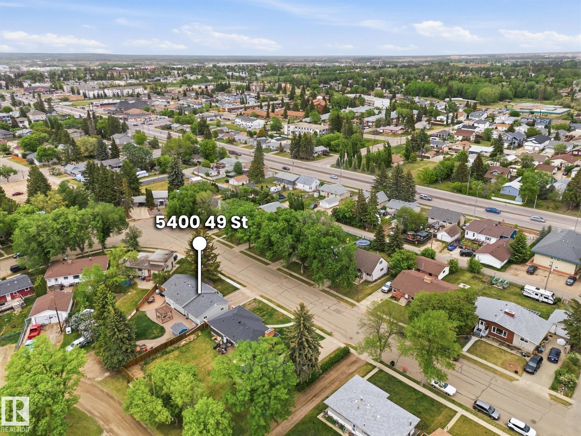 5400 49 Street, Stony Plain, AB - Outdoor With View