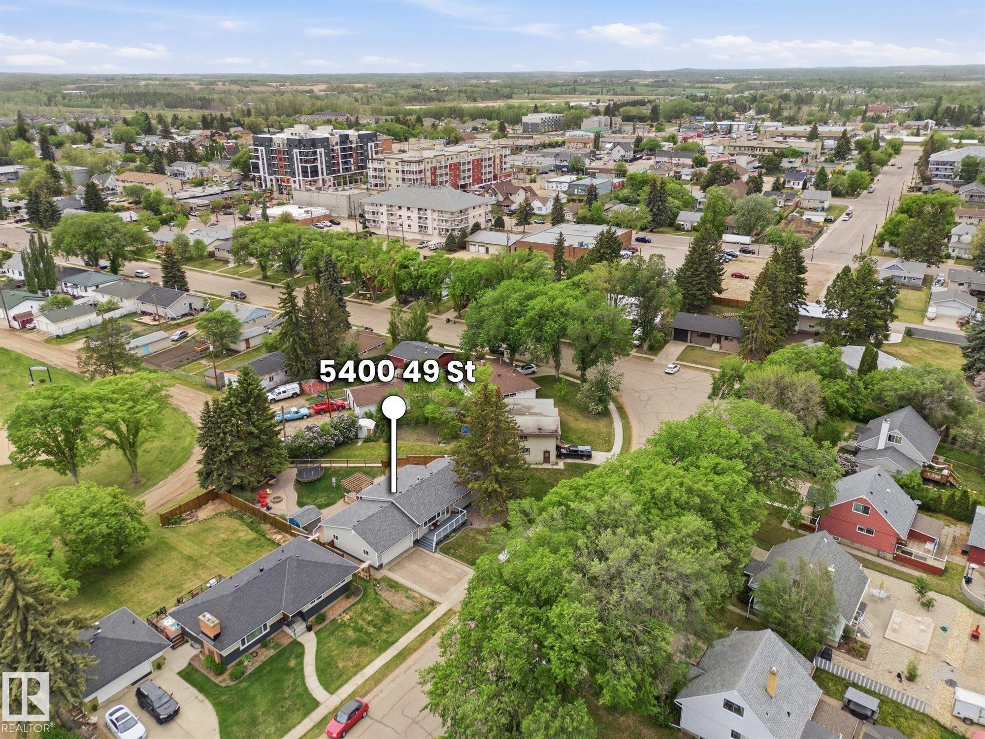 5400 49 Street, Stony Plain, AB - Outdoor With View