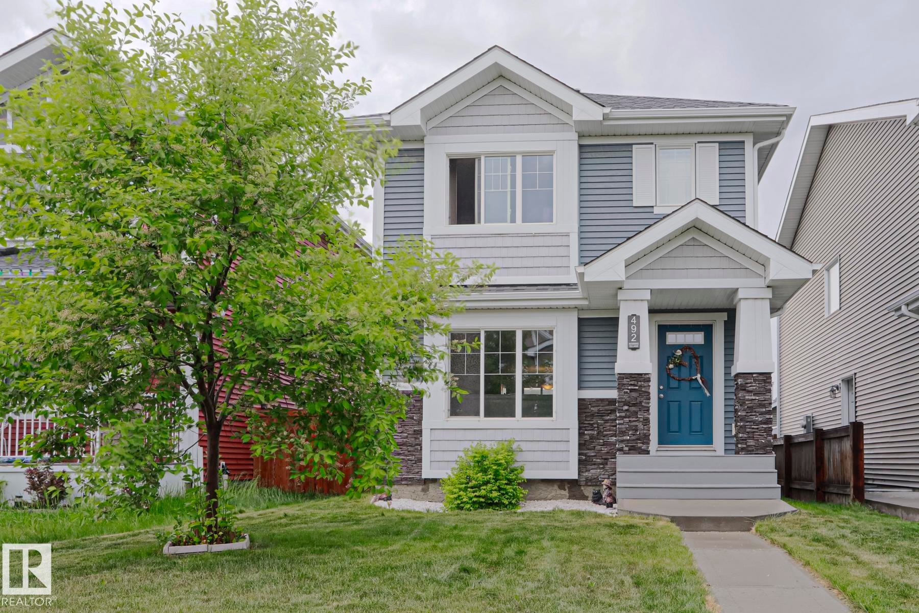 492 Ebbers Way Nw, Edmonton, AB - Outdoor With Facade
