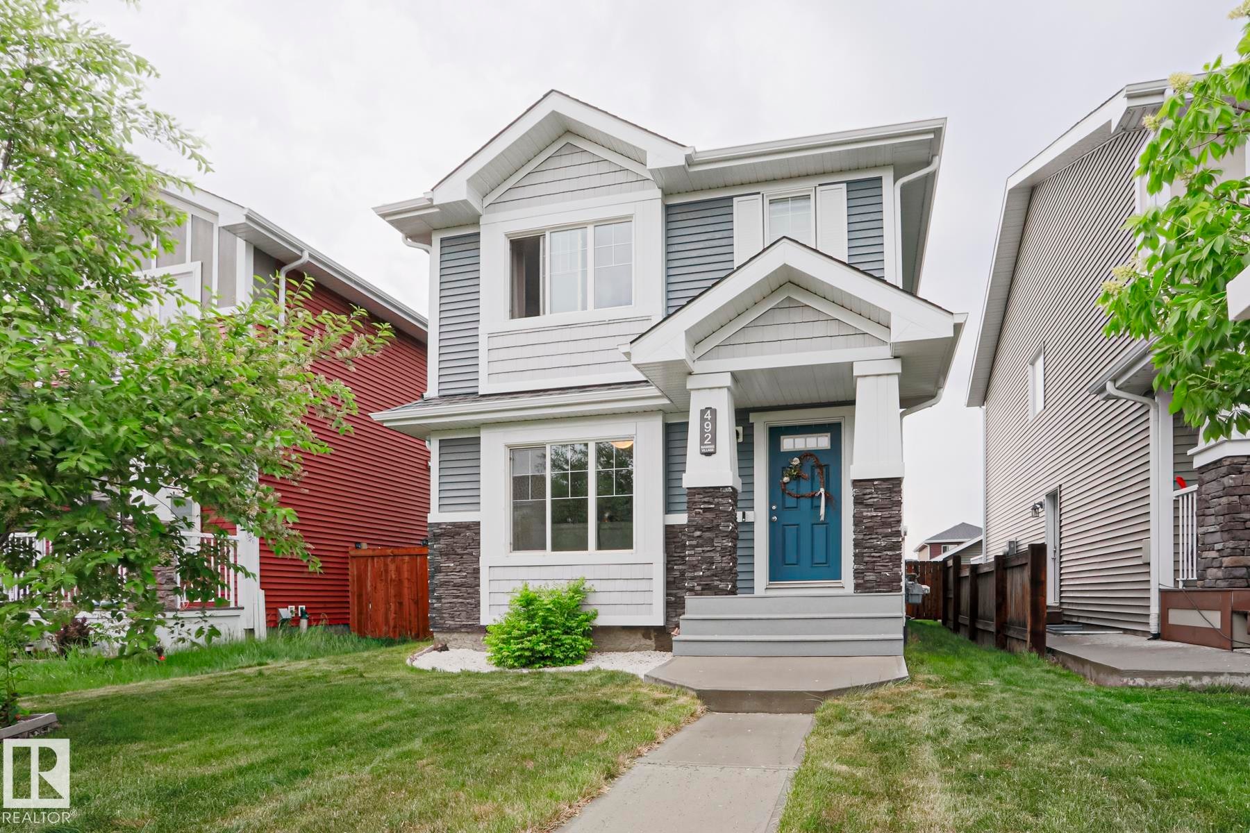 492 Ebbers Way Nw, Edmonton, AB - Outdoor With Facade
