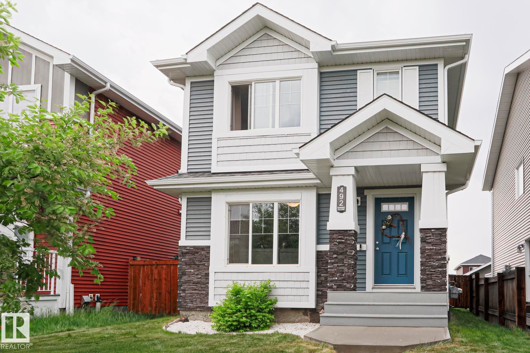 492 Ebbers Way Nw, Edmonton, AB - Outdoor With Facade