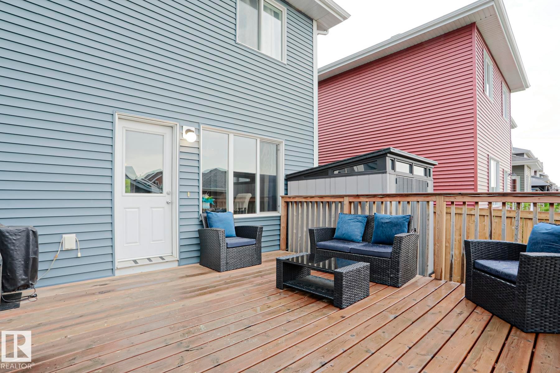 492 Ebbers Way Nw, Edmonton, AB - Outdoor With Deck Patio Veranda With Exterior