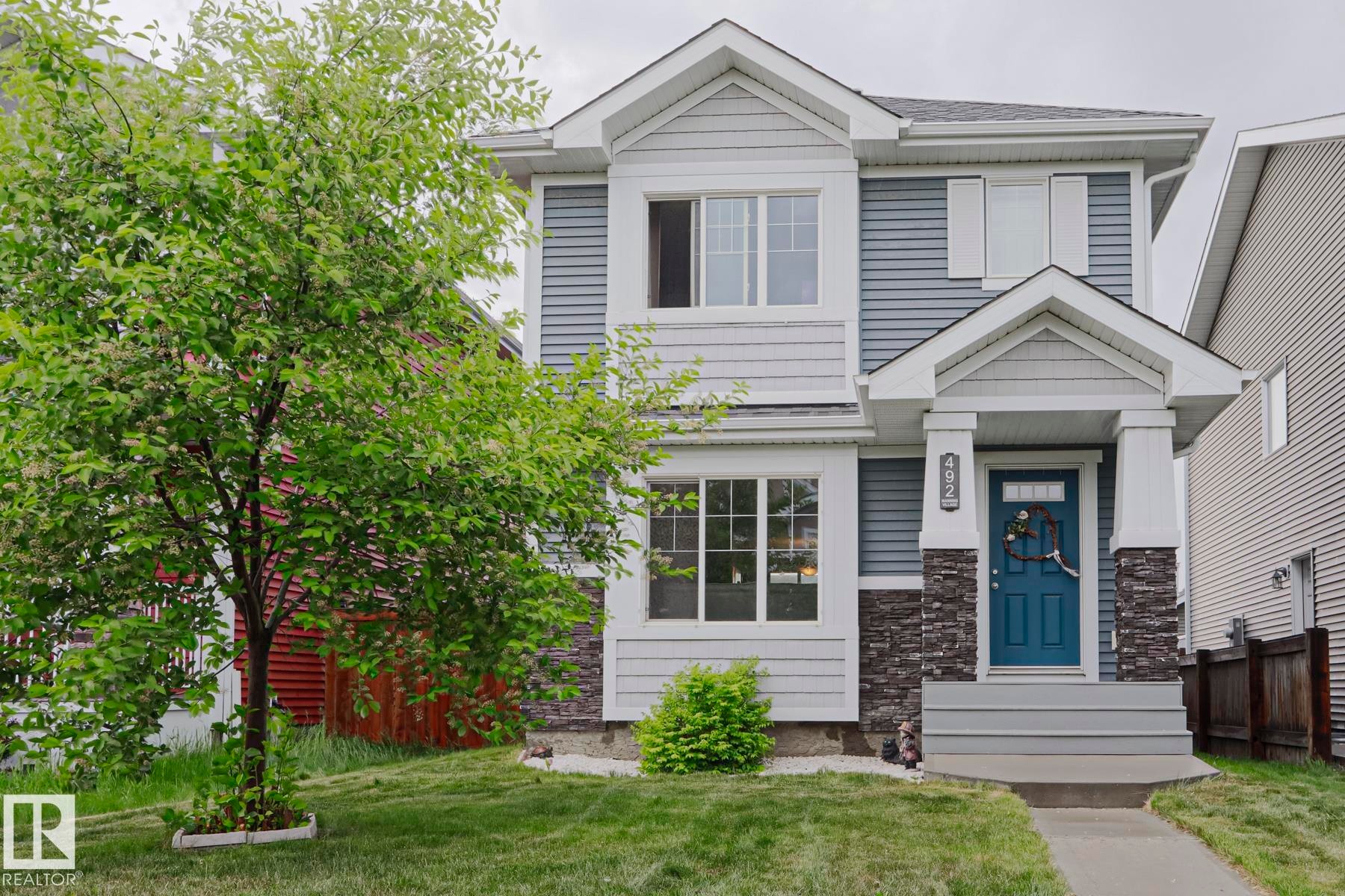 492 Ebbers Way Nw, Edmonton, AB - Outdoor With Facade