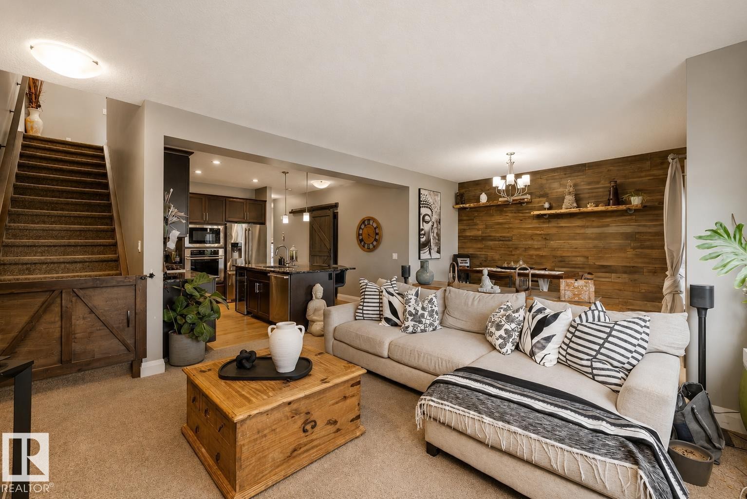153 Sturtz Bend, Leduc, AB - Indoor Photo Showing Living Room