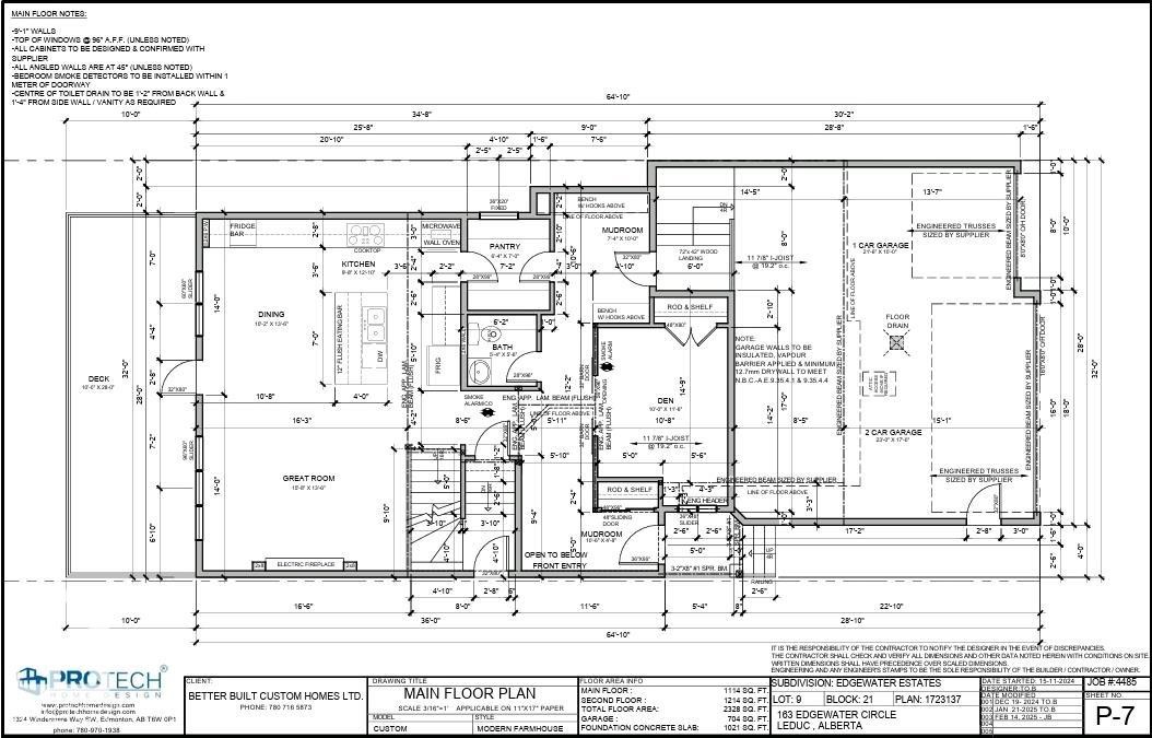 Floor plan - 163 Edgewater Circle, Leduc, AB - Other
