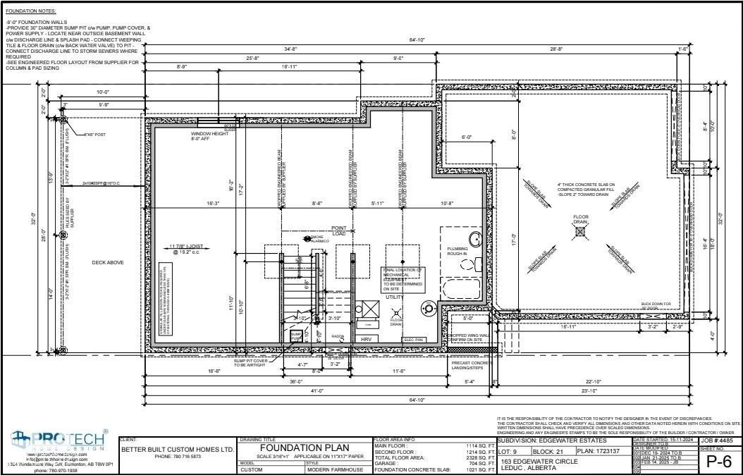 Floor plan - 163 Edgewater Circle, Leduc, AB - Other