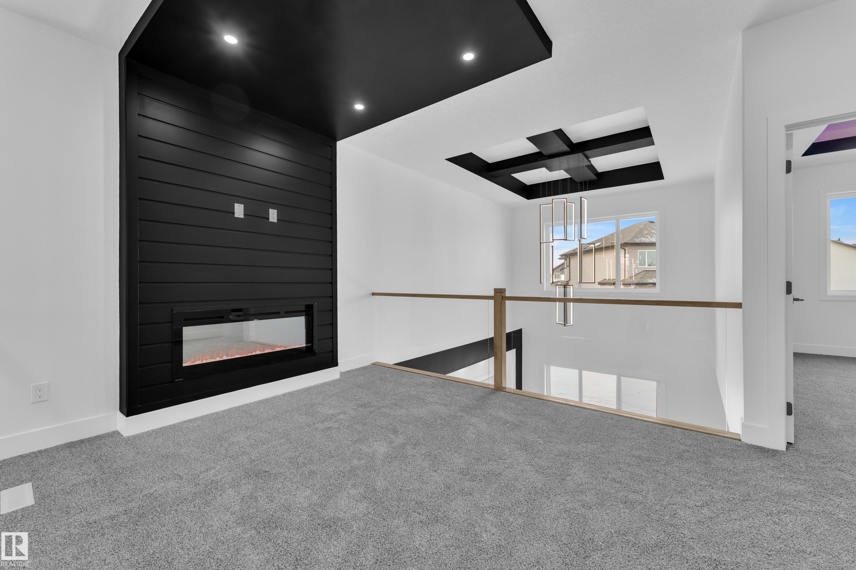 737 Astoria Way, Devon, AB - Indoor With Fireplace