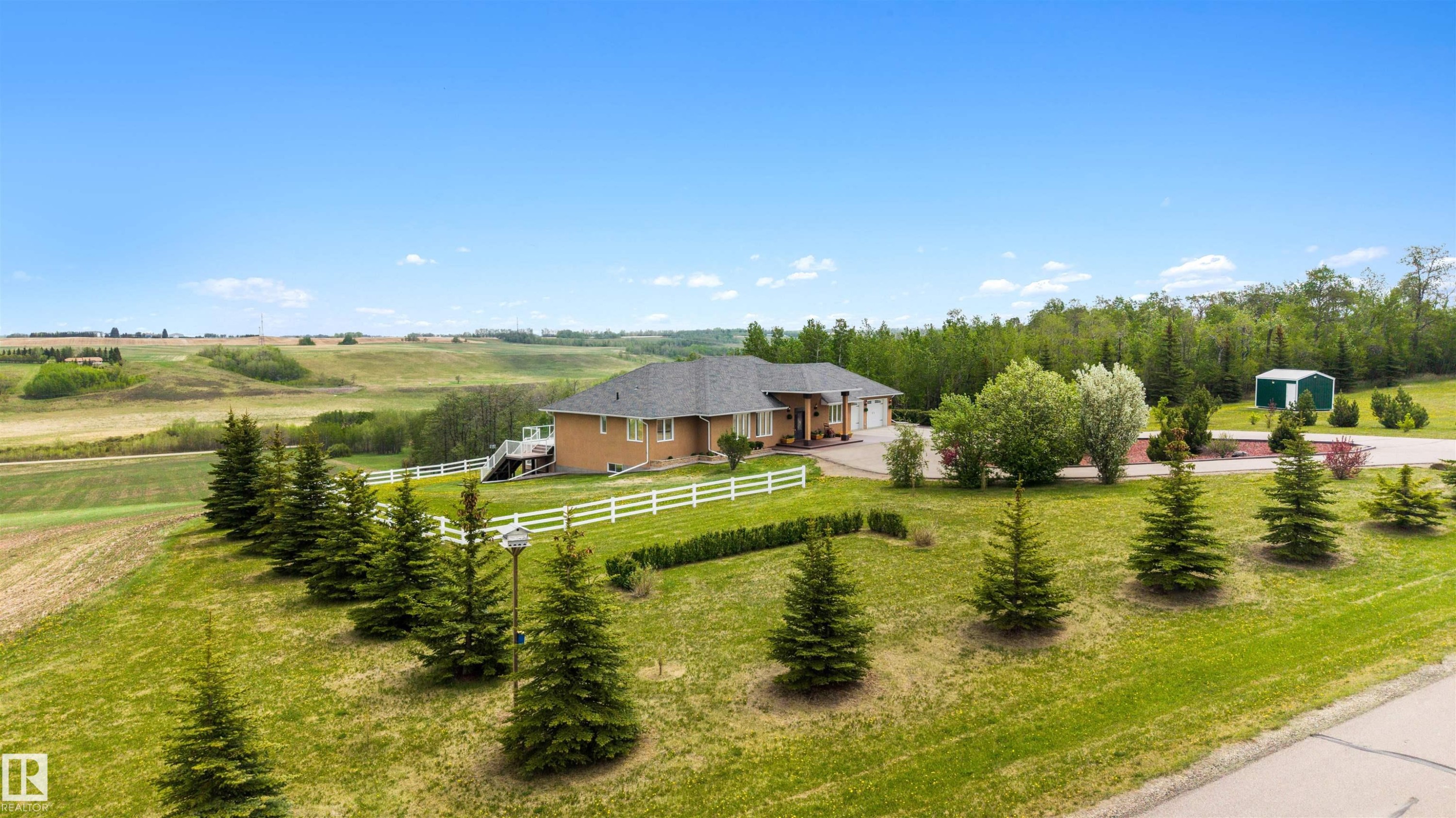 28125 Highway 587, Rural Red Deer County, AB - Outdoor With View