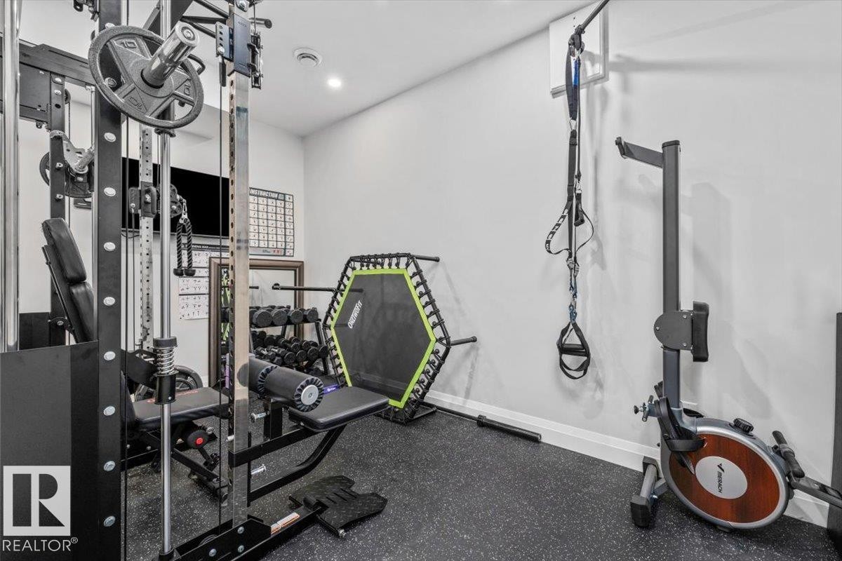 Dedicated fitness space - 54 Spring Gate, Spruce Grove, AB