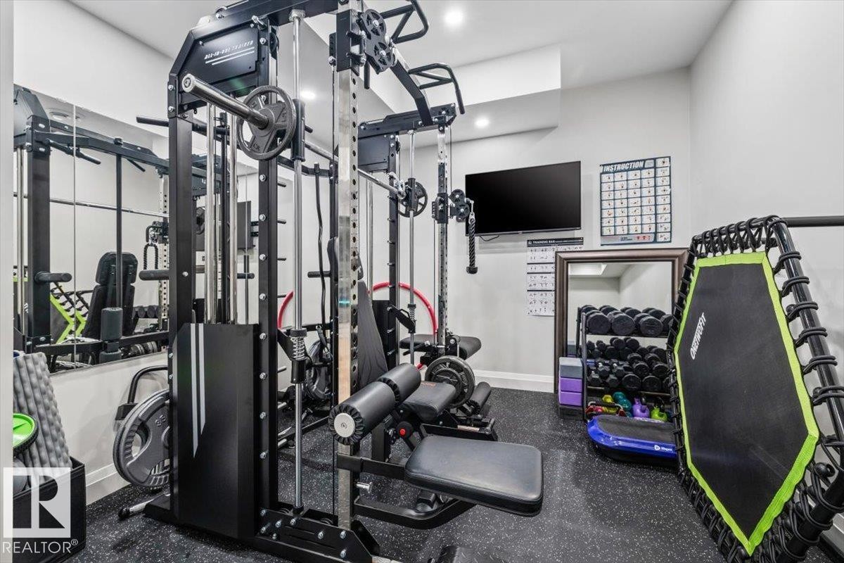 Dedicated fitness space - 54 Spring Gate, Spruce Grove, AB