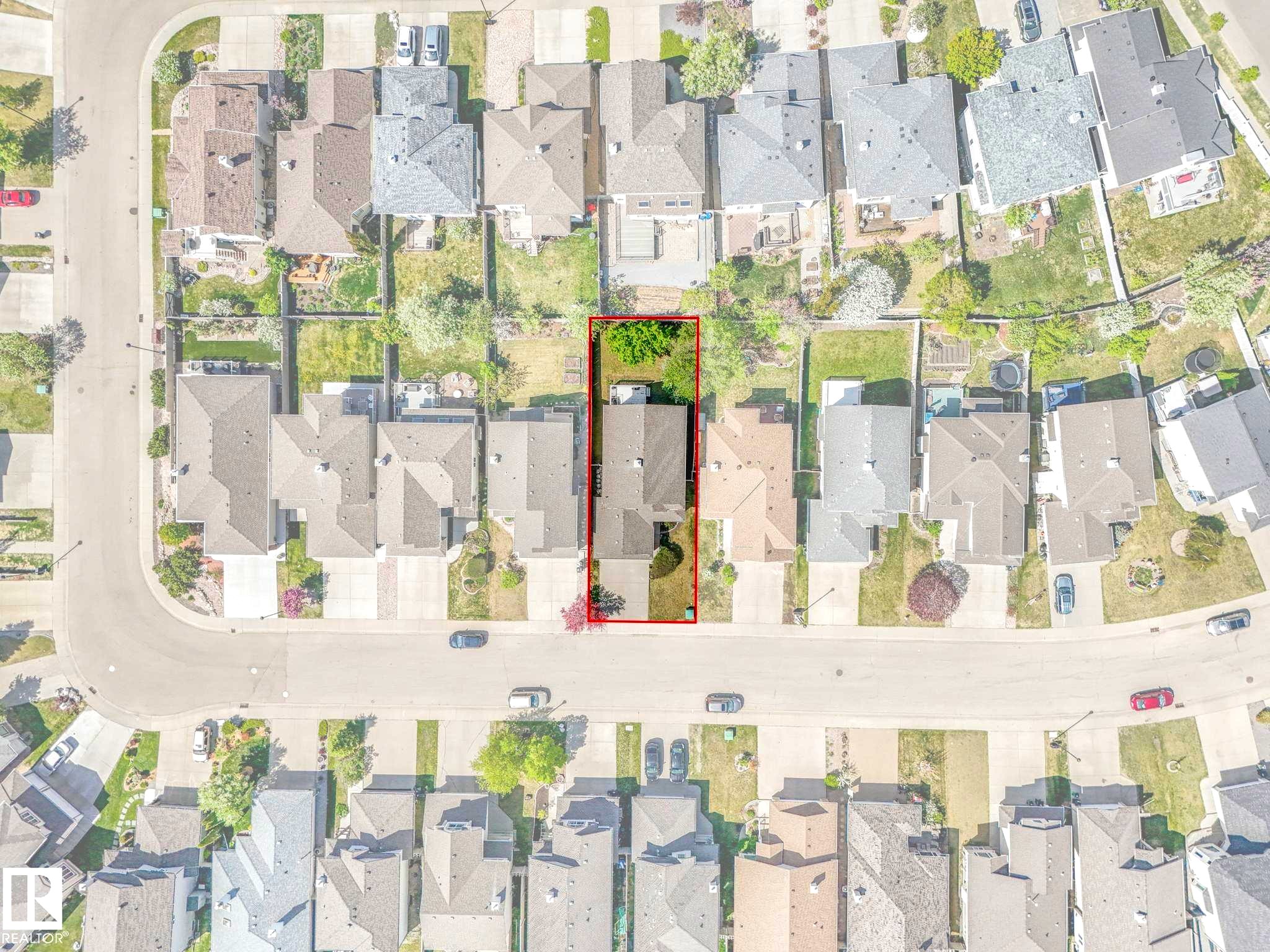 Aerial Map. Depicting the property boundary within its localized context - 1116 Lincoln Crescent, Edmonton, AB - Other